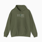 Different Petals Same Garden Flower Sketches Hoodie