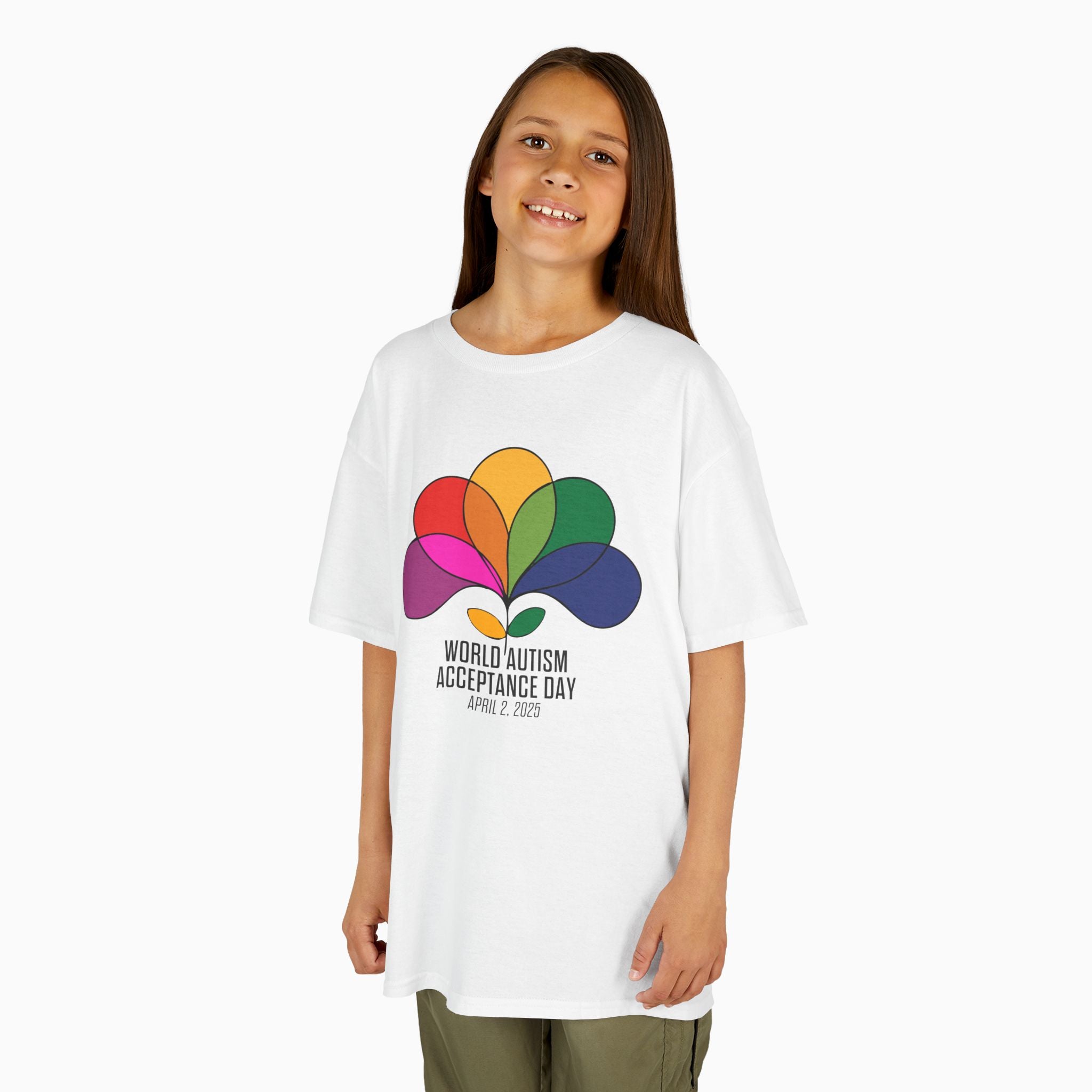 Autism Awareness 2025 - Spectrum in Bloom Youth T-Shirt