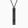 Autism Accessories - Infinitely Loved Bar Necklace with Personalized Name Engraving - Daily Bloom