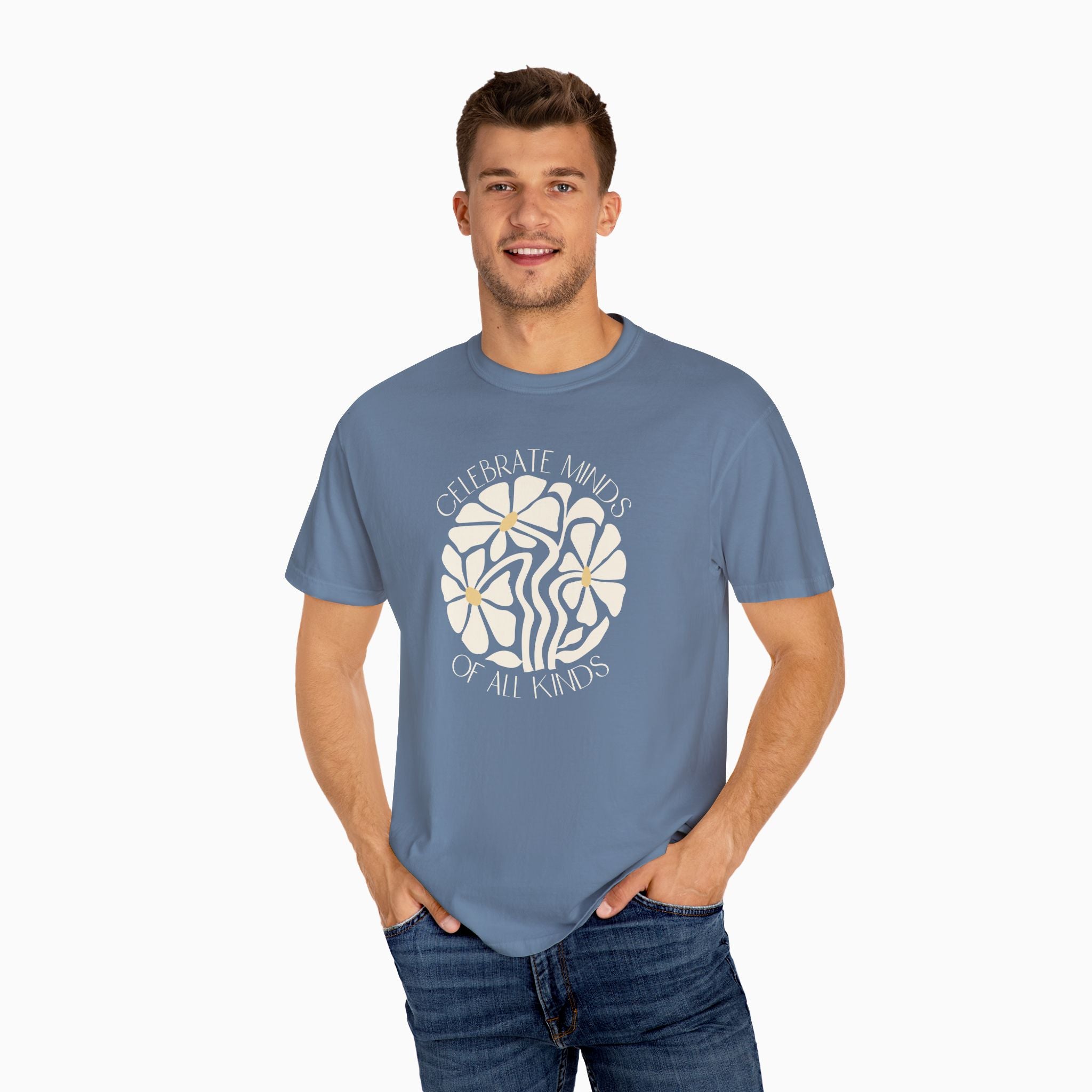 Celebrate Minds of All Kinds Comfort Colors Tee