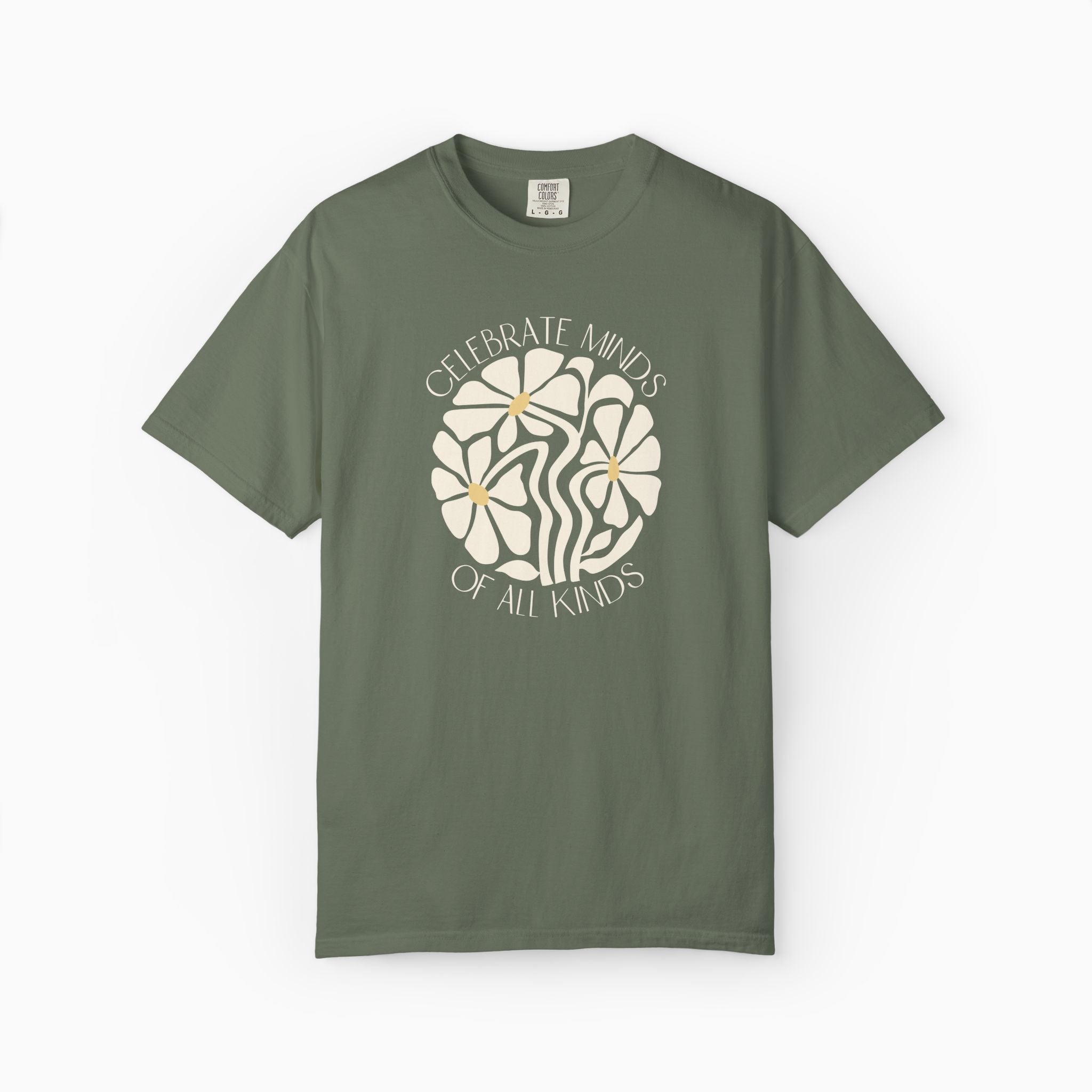 Celebrate Minds of All Kinds Comfort Colors Tee