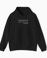 Accept Adapt Advocate Love Hearts Hoodie