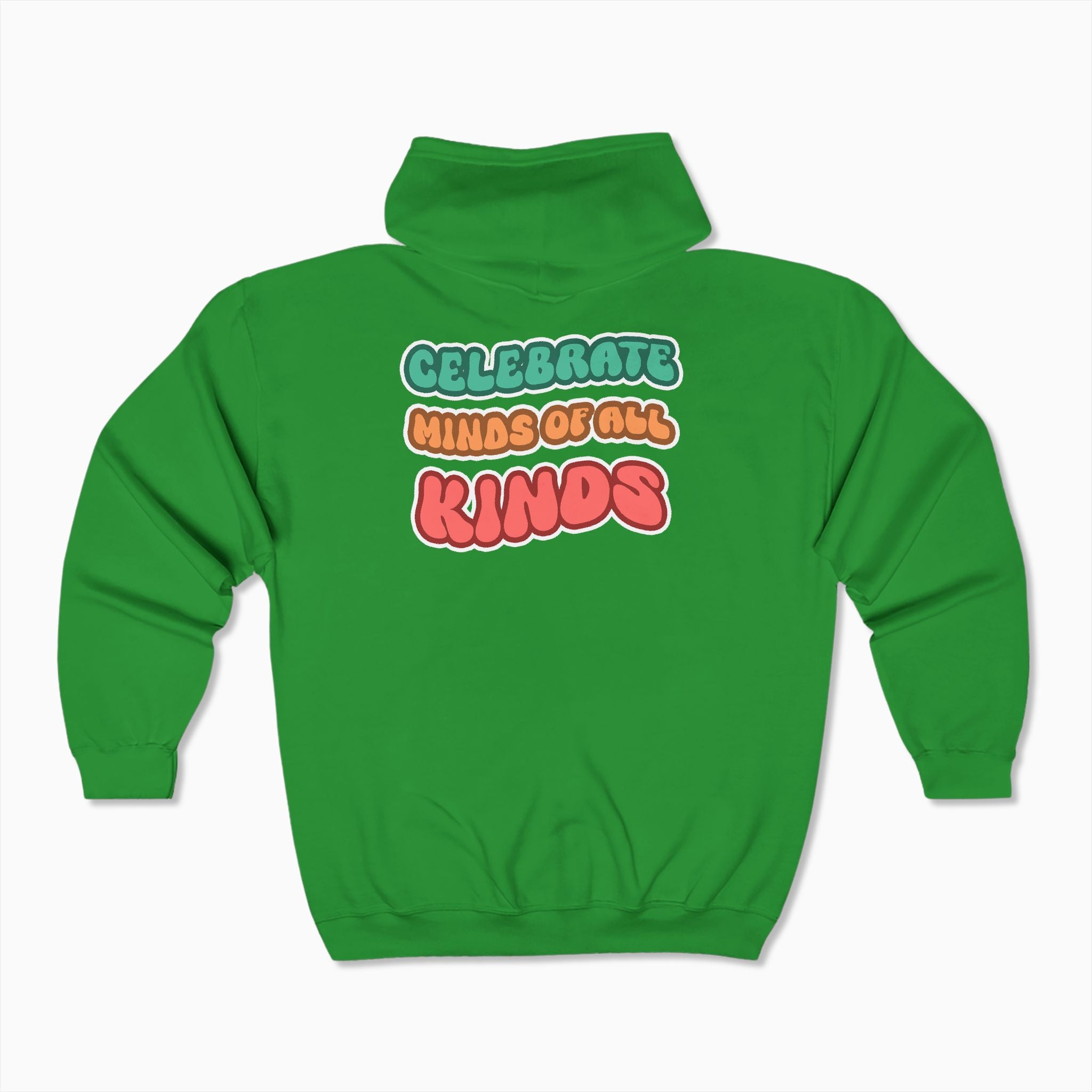 Autism Awareness 2025 - Celebrate Minds of All Kinds Zip Up Hoodie