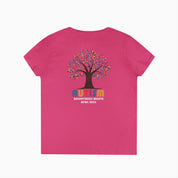 Autism Awareness 2025 - Tree of Acceptance Ladies V-Neck T-Shirt