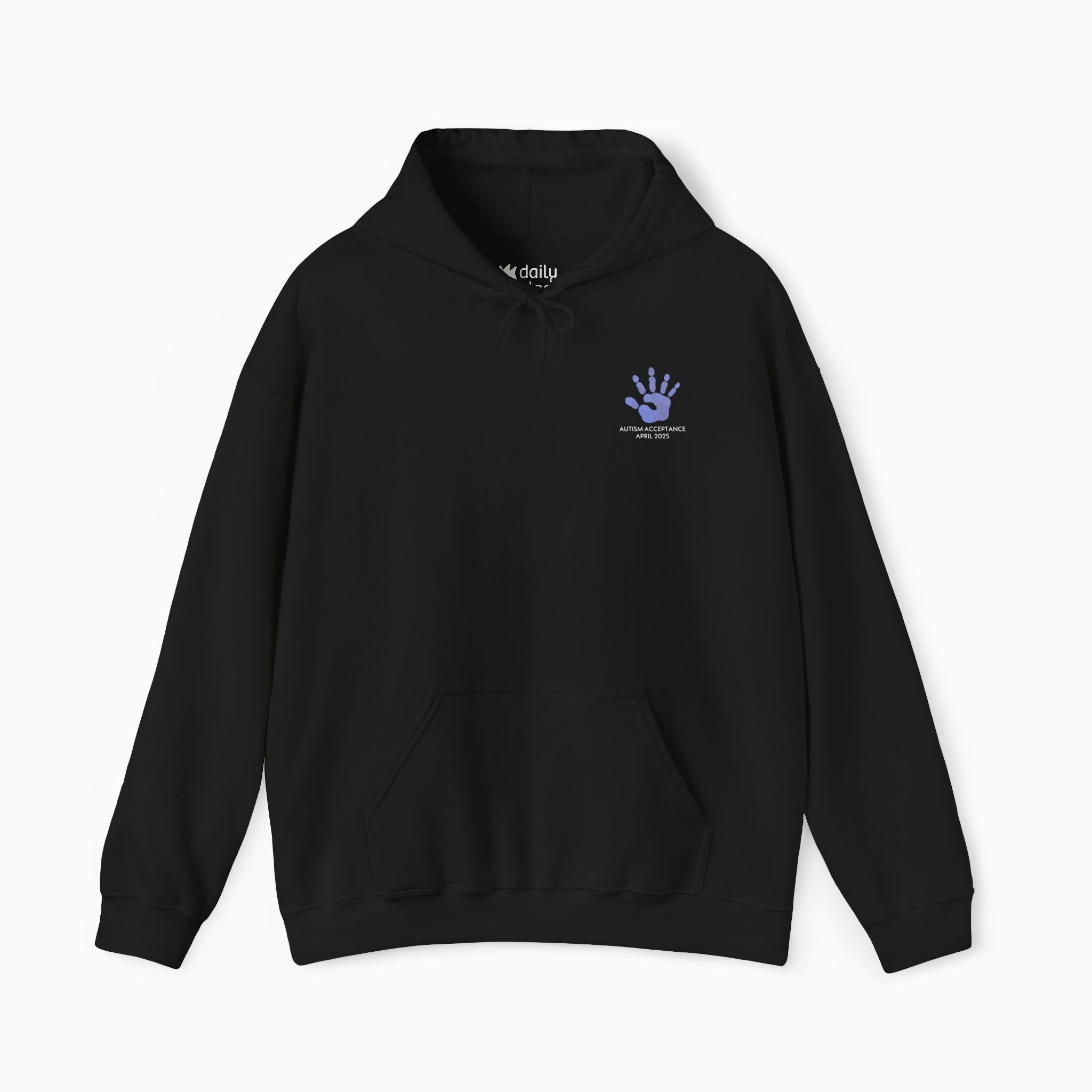 Autism Awareness 2025 - Affirmation Handprints Hoodie