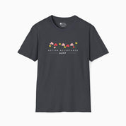 Autism Acceptance Aunt Tee-Dark Heather Grey-Neurodiversity, ADHD & Autism Awareness & Acceptance T-Shirt by Daily Bloom