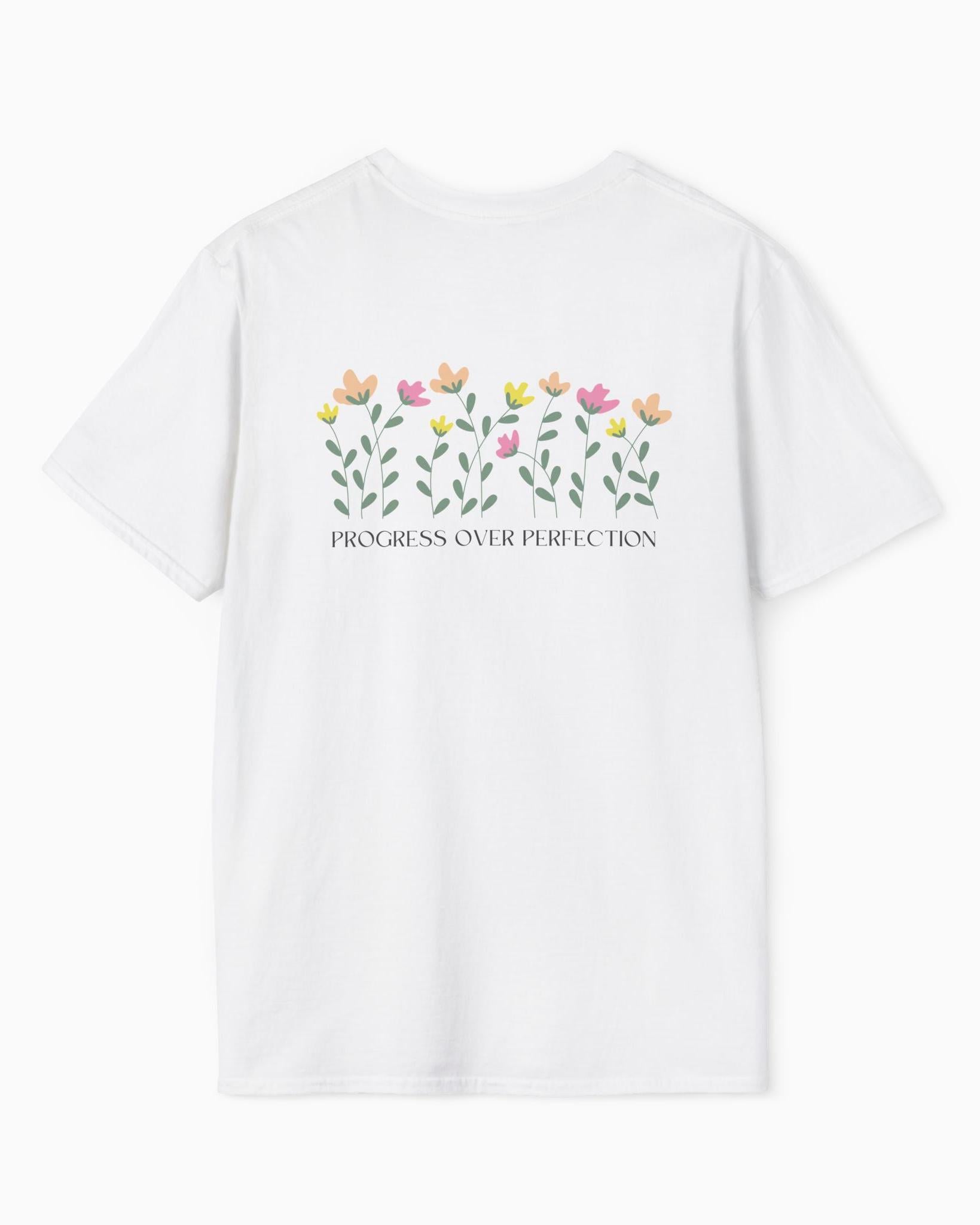 Progress over Perfection Tee w/ Back Print