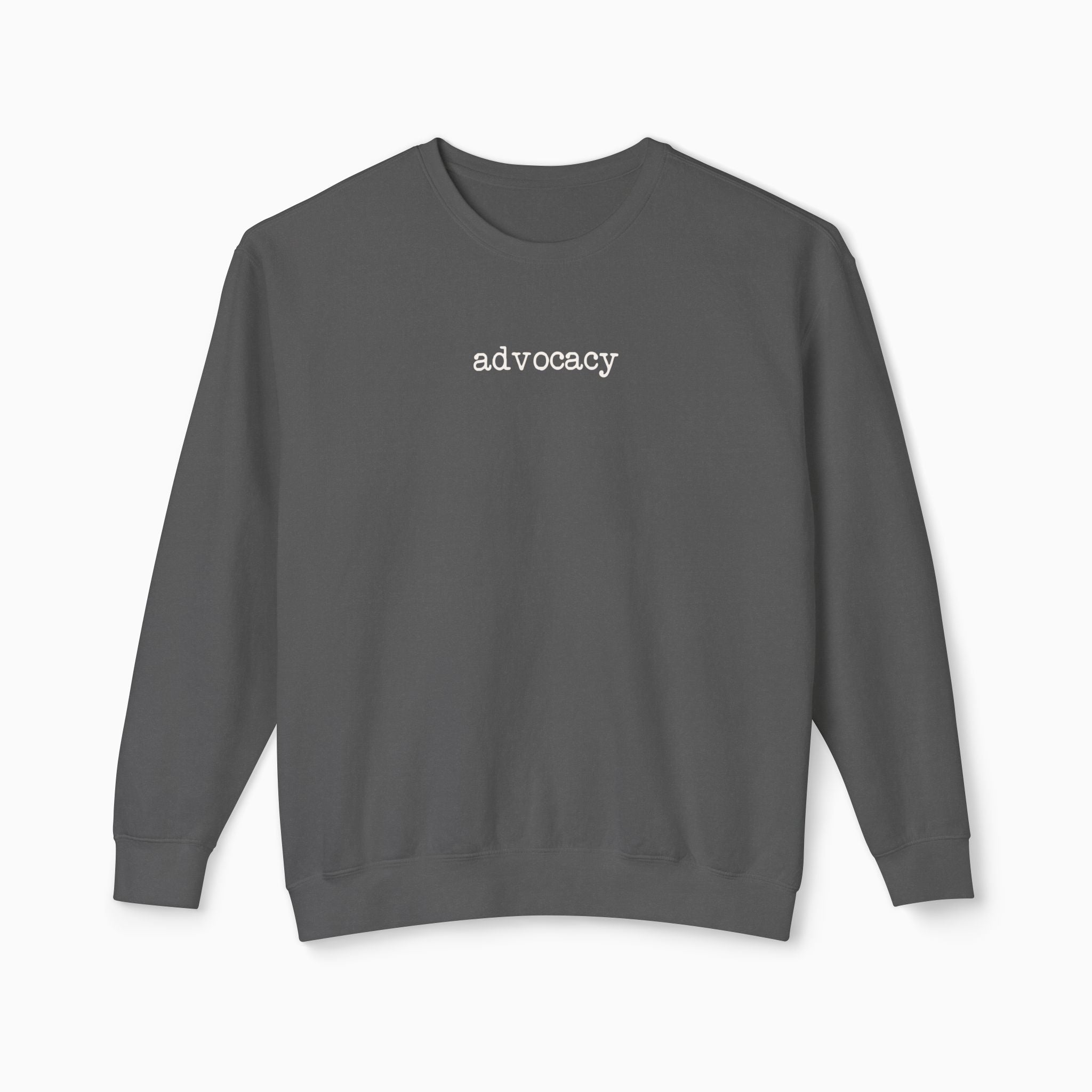 Advocacy Statement Comfort Colors Lightweight Sweatshirt