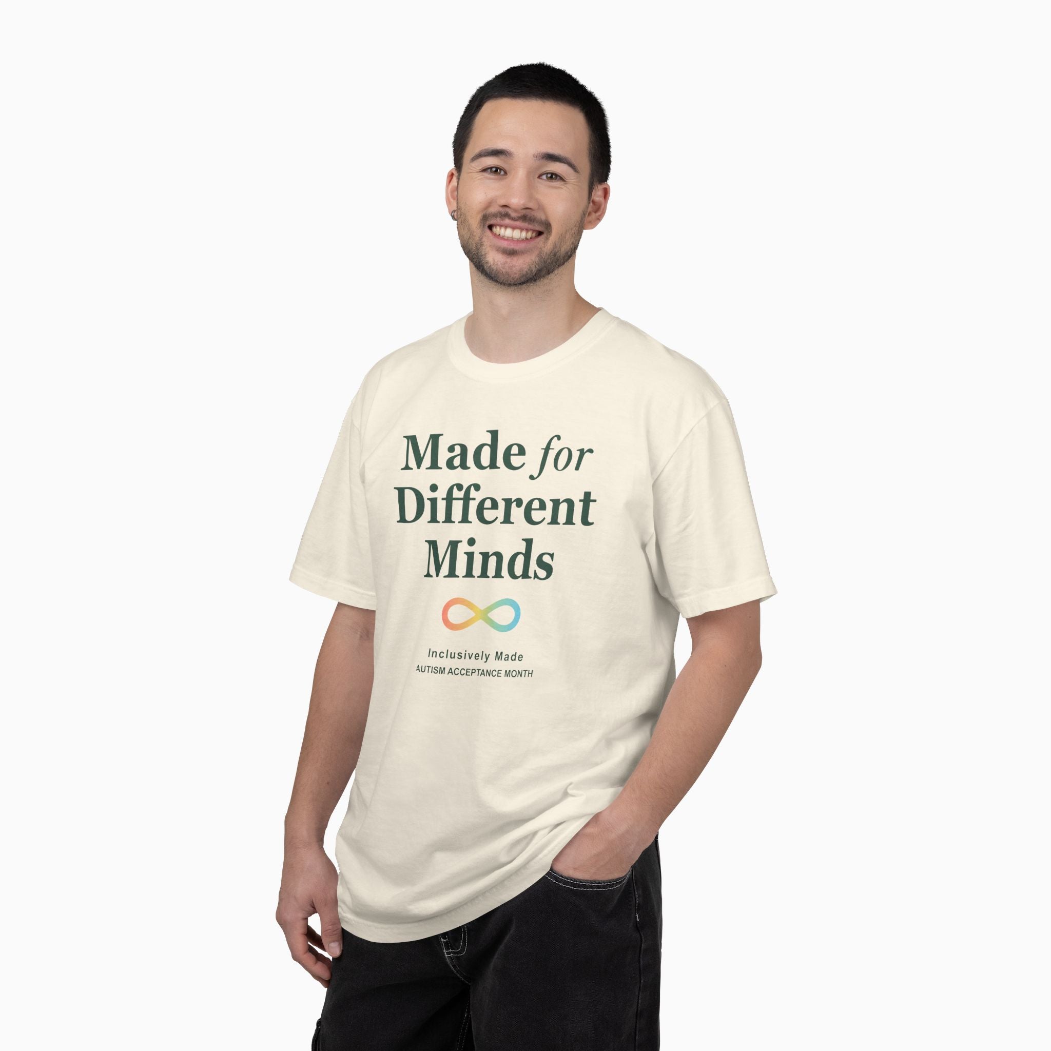 Autism T-Shirt - Made For Different Minds Comfort Colors T-Shirt - Daily Bloom