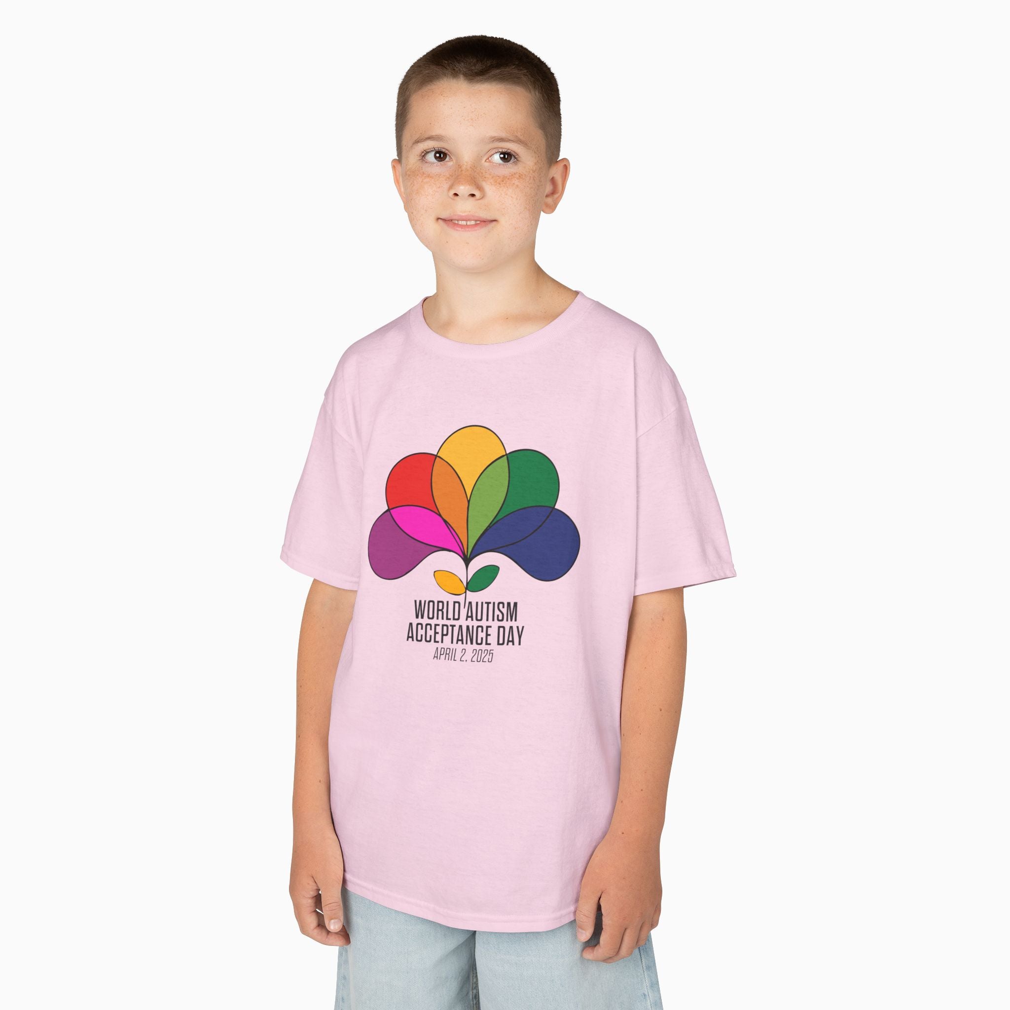 Autism Awareness 2025 - Spectrum in Bloom Youth T-Shirt
