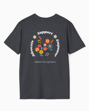 Advocate Support Empower Tee-Neurodiversity, ADHD & Autism Awareness & Acceptance T-Shirt by Daily Bloom