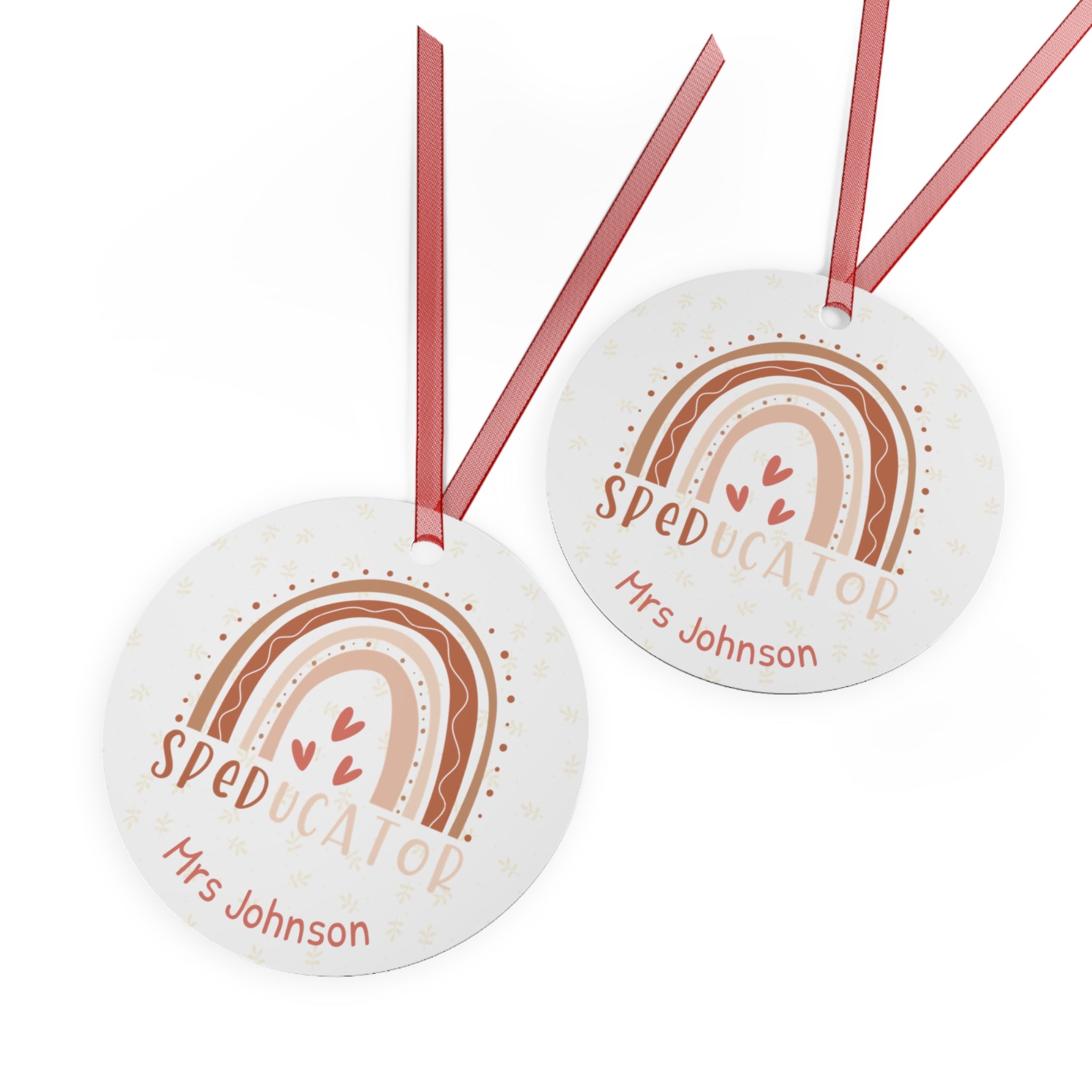 Speducator Personalized Ornament