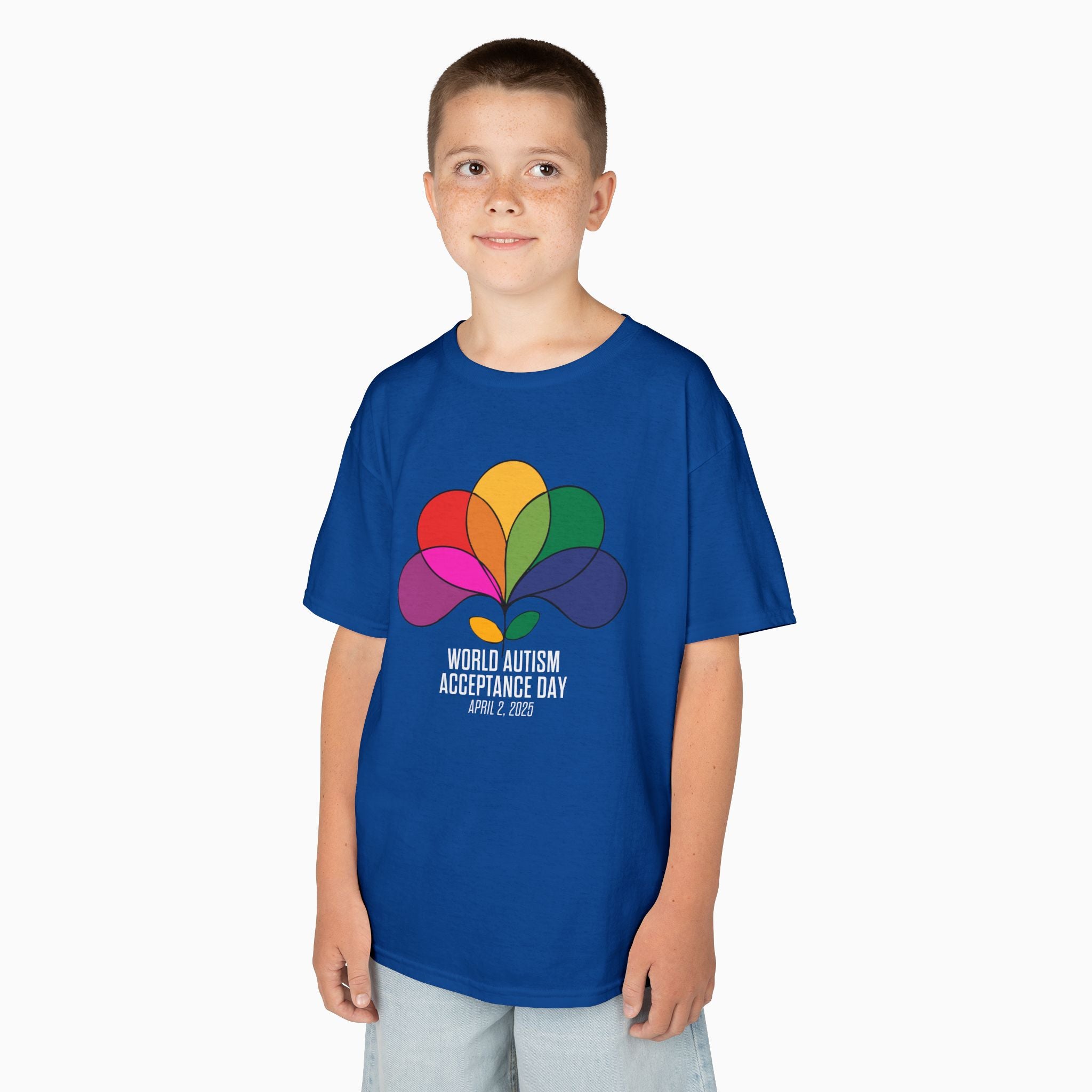 Autism Awareness 2025 - Spectrum in Bloom Youth T-Shirt