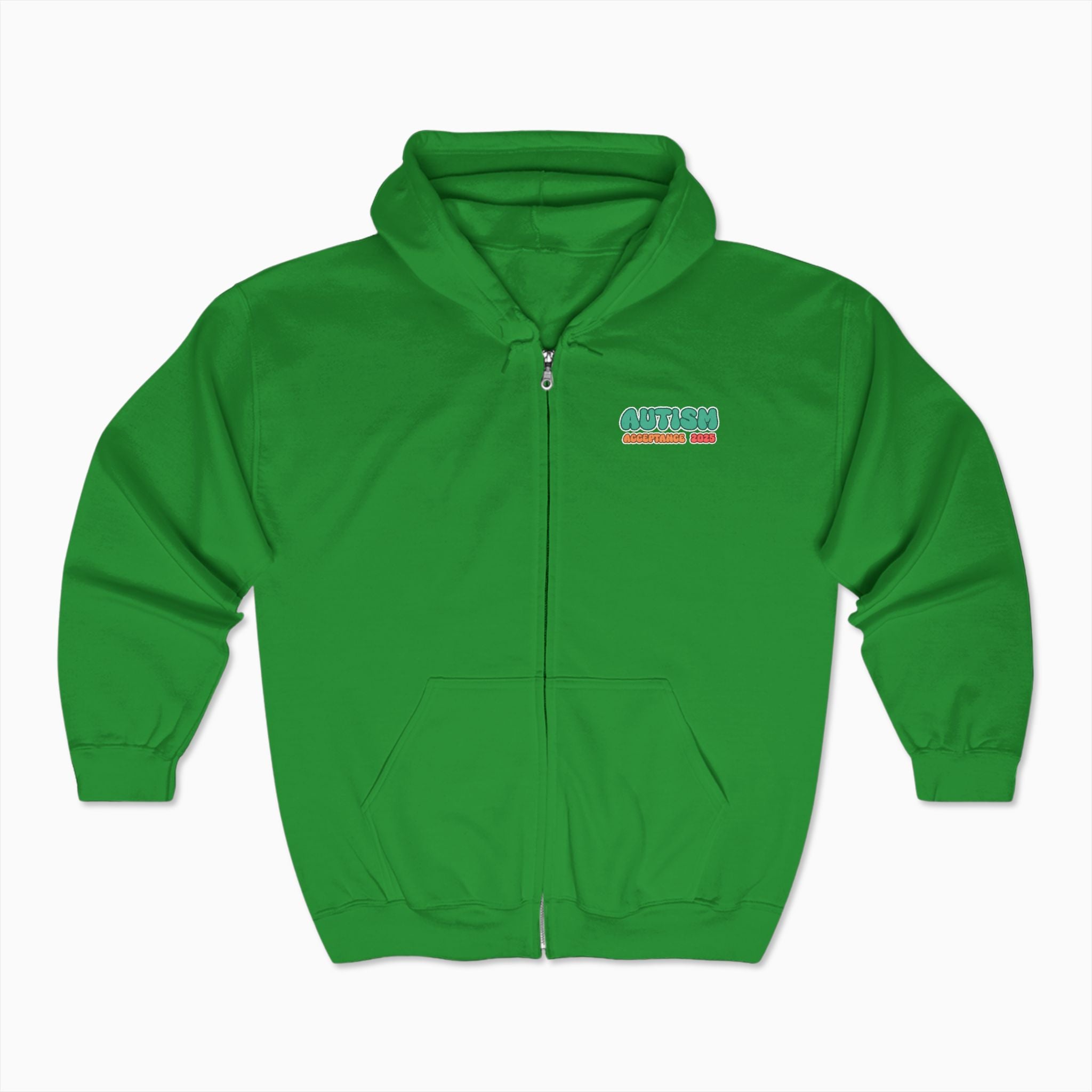 Autism Awareness 2025 - Celebrate Minds of All Kinds Zip Up Hoodie