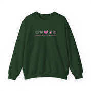Advocate Support Empower Love Hearts Sweatshirt