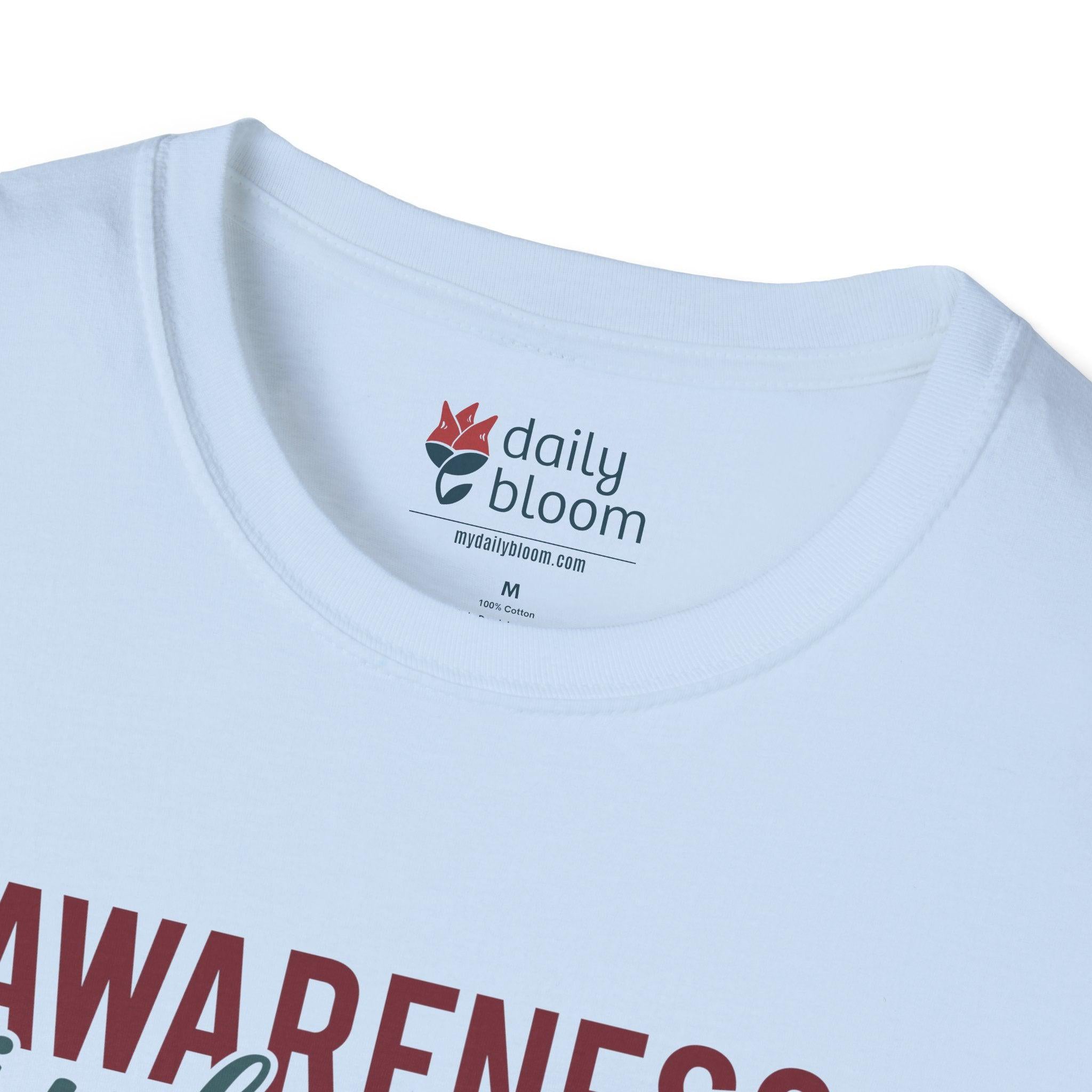 Awareness Informs Acceptance Transforms Tee-Neurodiversity, ADHD & Autism Awareness & Acceptance T-Shirt by Daily Bloom