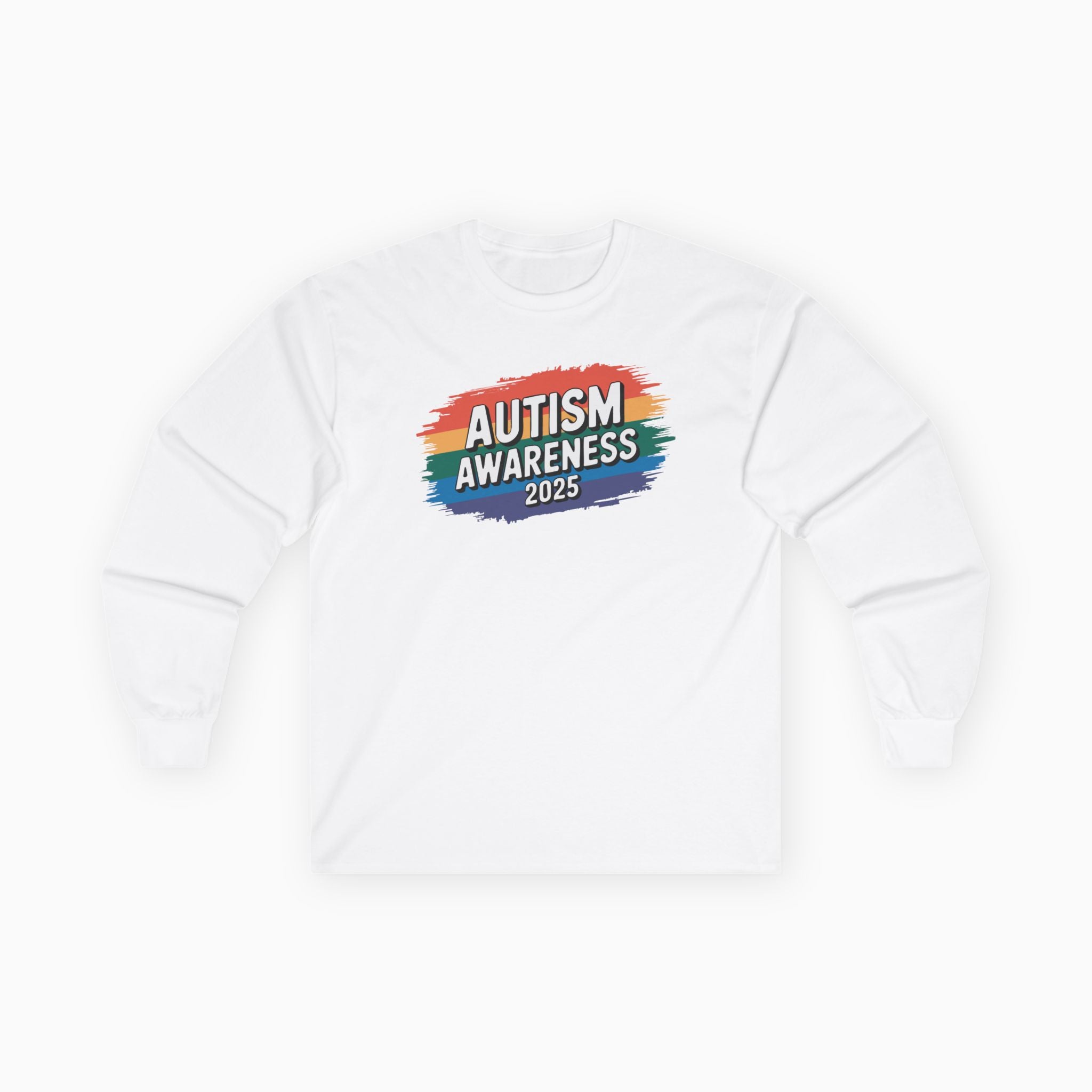 Autism Awareness 2025 - Brushstrokes of Awareness Long Sleeve Tee