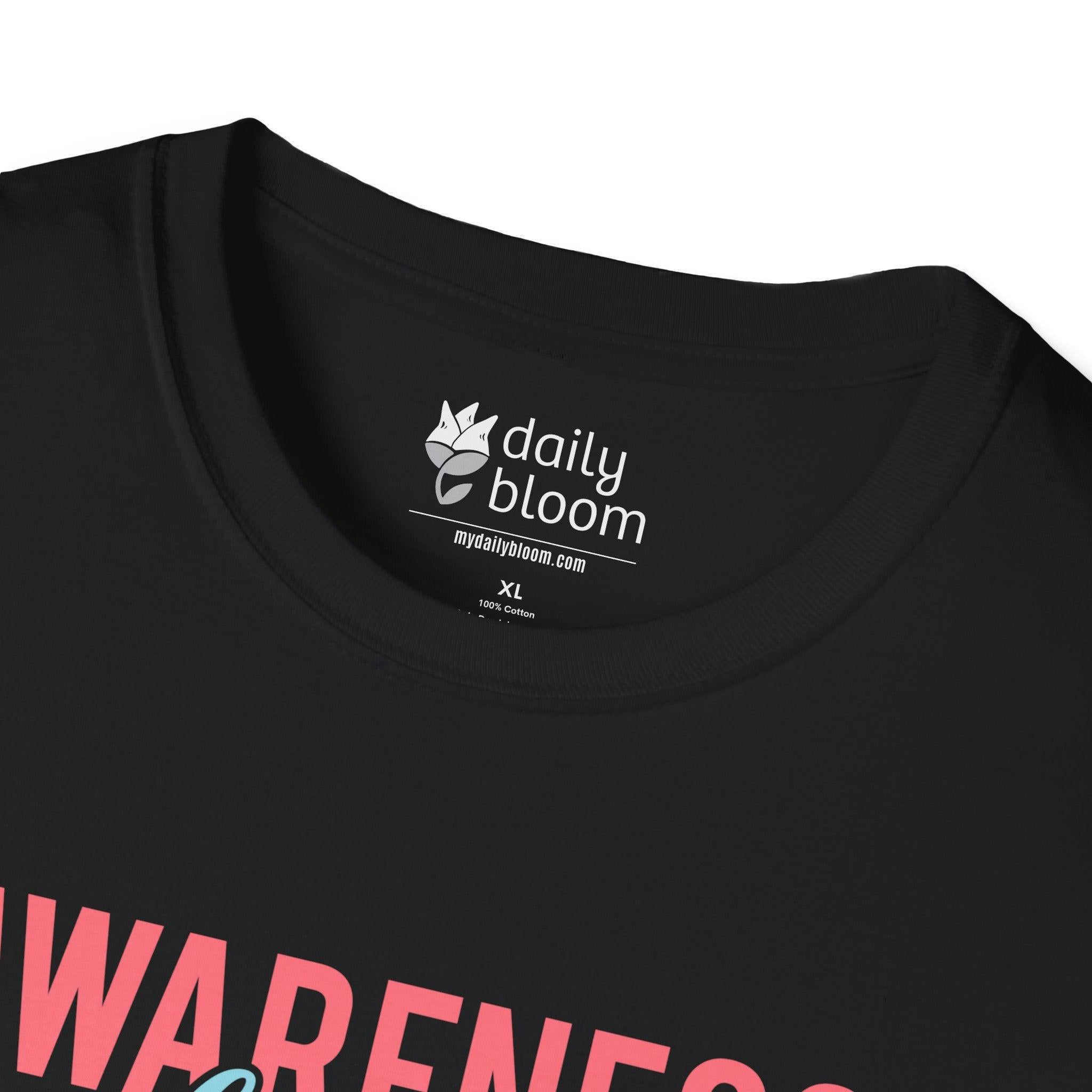 Awareness Informs Acceptance Transforms Tee-Neurodiversity, ADHD & Autism Awareness & Acceptance T-Shirt by Daily Bloom