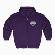 Autism Awareness 2025 - Blooms of Color All Around Zip Up Hoodie