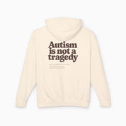 Autism is Not a Tragedy Comfort Colors Lightweight Hoodie