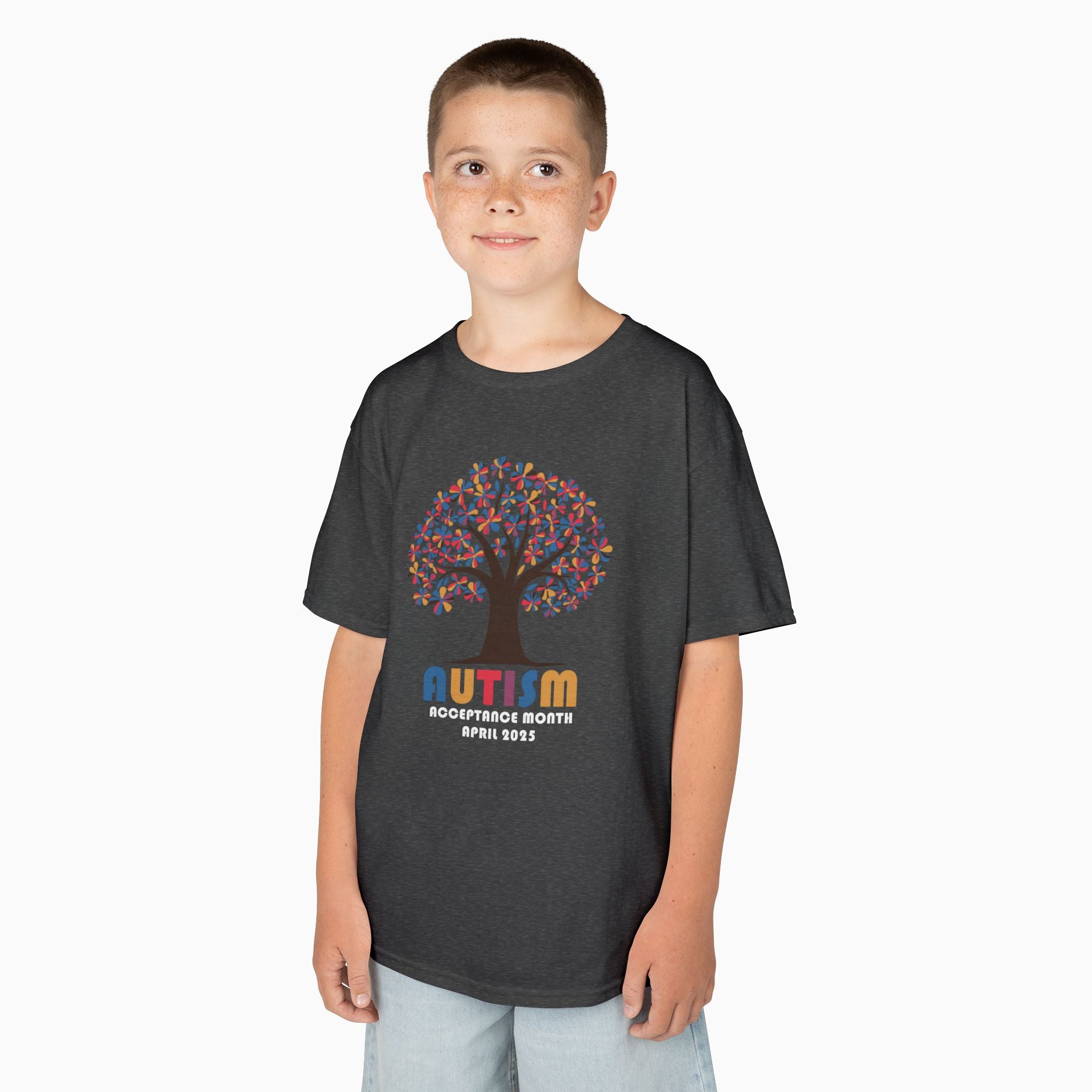 Autism Awareness 2025 - Tree of Acceptance Youth T-Shirt