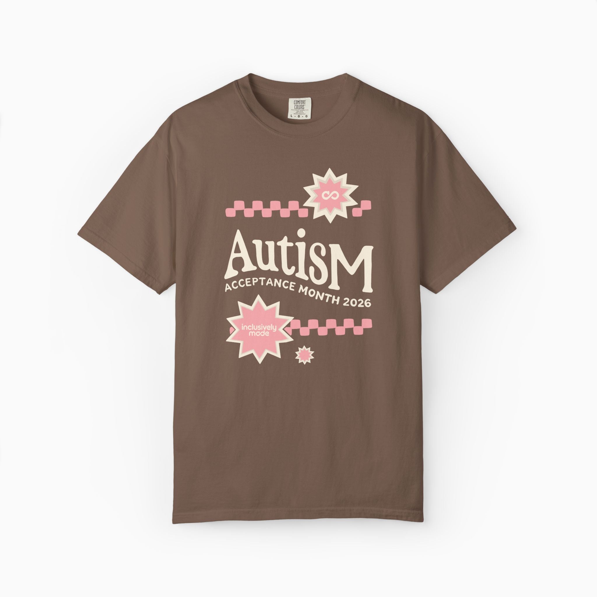 Autism T-Shirt - Autism Acceptance Month 2026 Inclusively Made Comfort Colors Tee - Daily Bloom