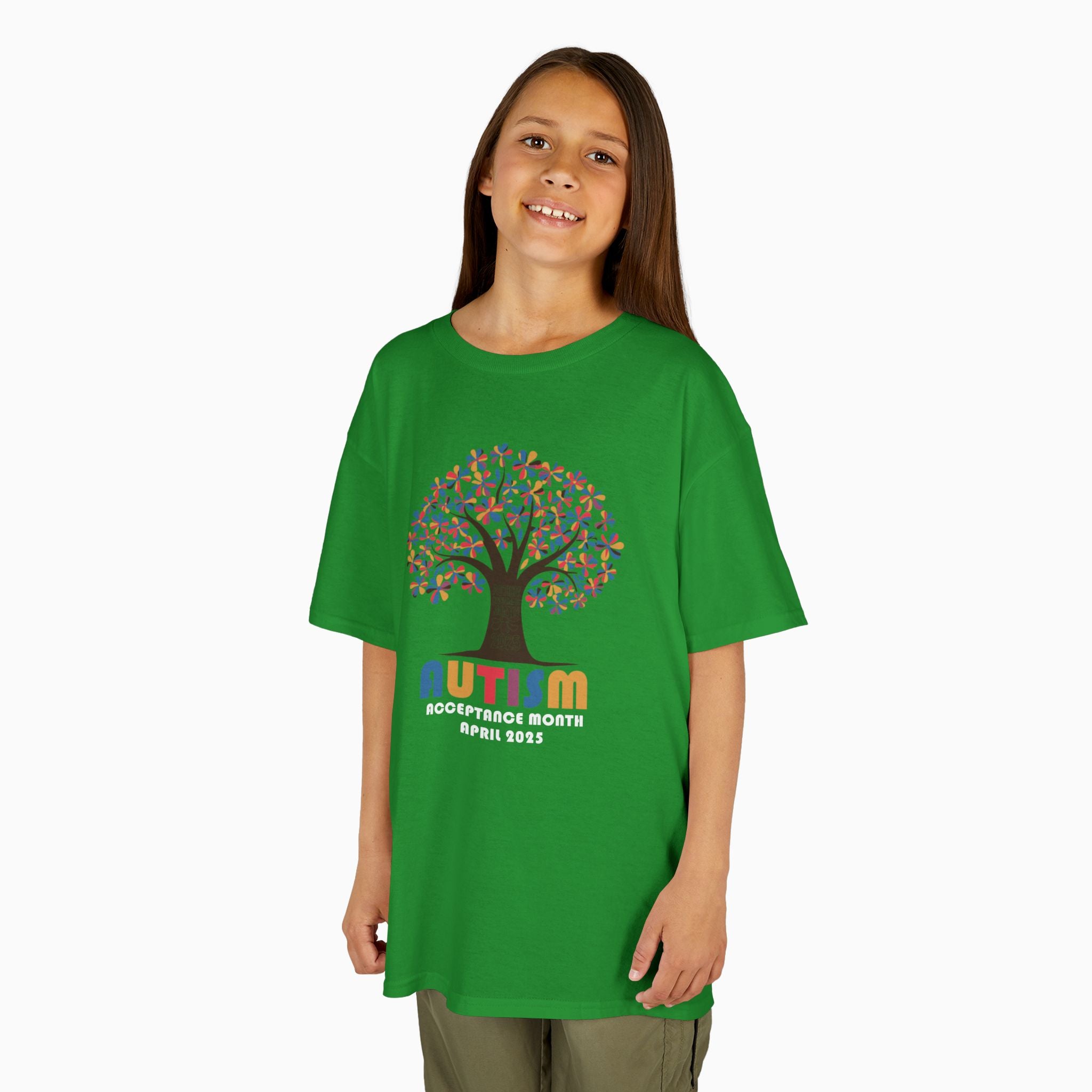 Autism Awareness 2025 - Tree of Acceptance Youth T-Shirt