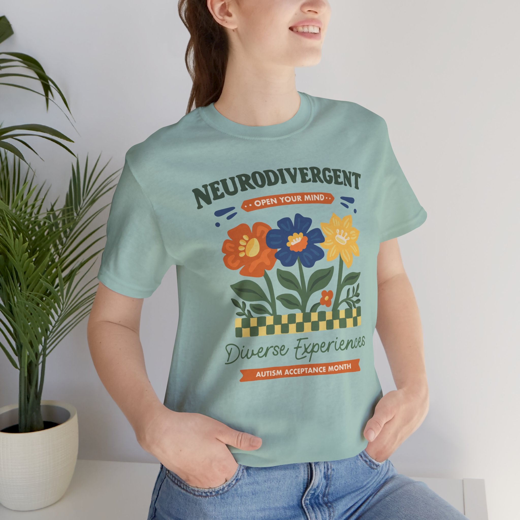 Autism T-Shirt - Open Your Mind Tag Free T-Shirt - Daily Bloom