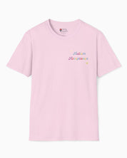 Advocate Support Empower Include Tee w/ Back Print-Light Pink-Neurodiversity, ADHD & Autism Awareness & Acceptance T-Shirt by Daily Bloom