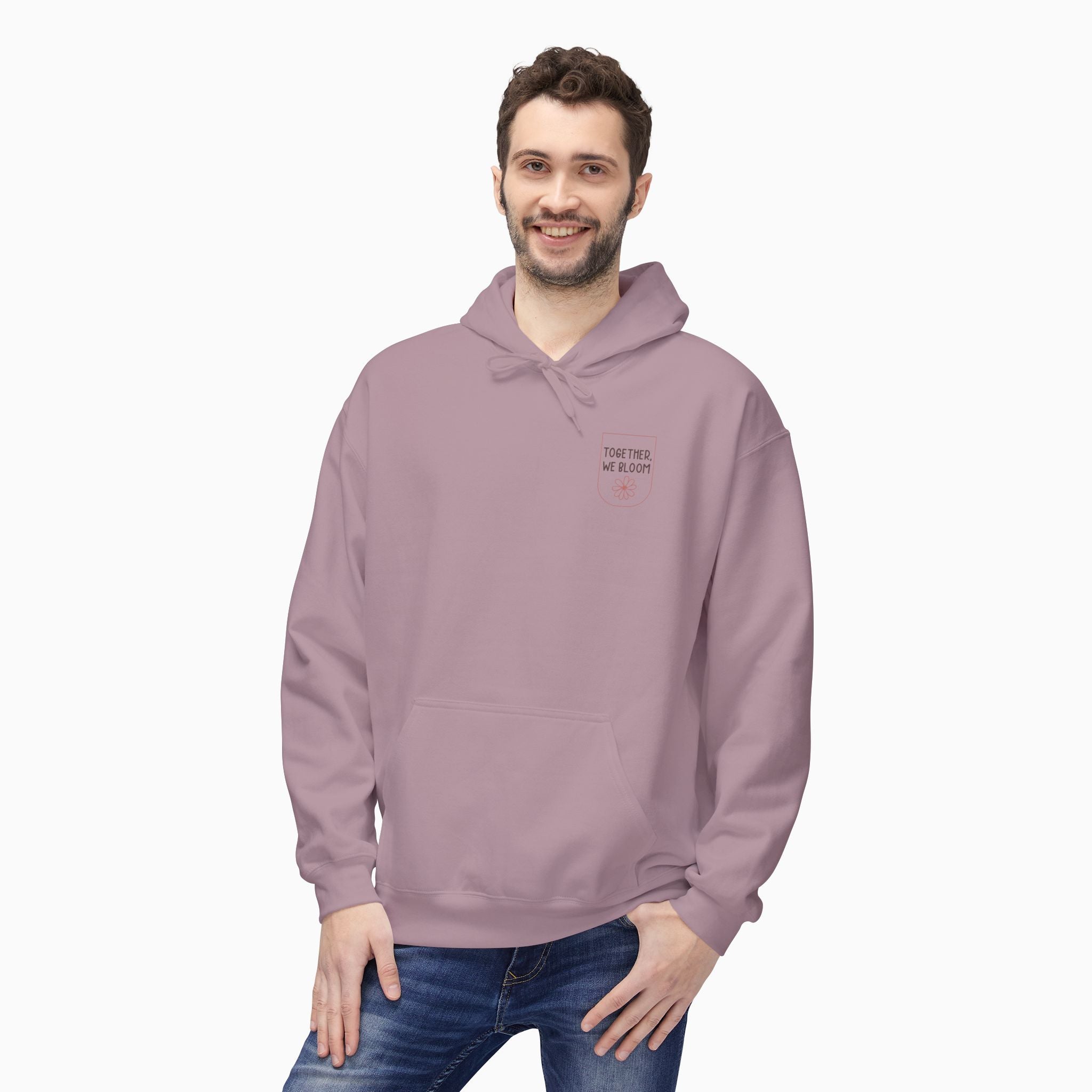 Together We Bloom Tag Free Hoodie