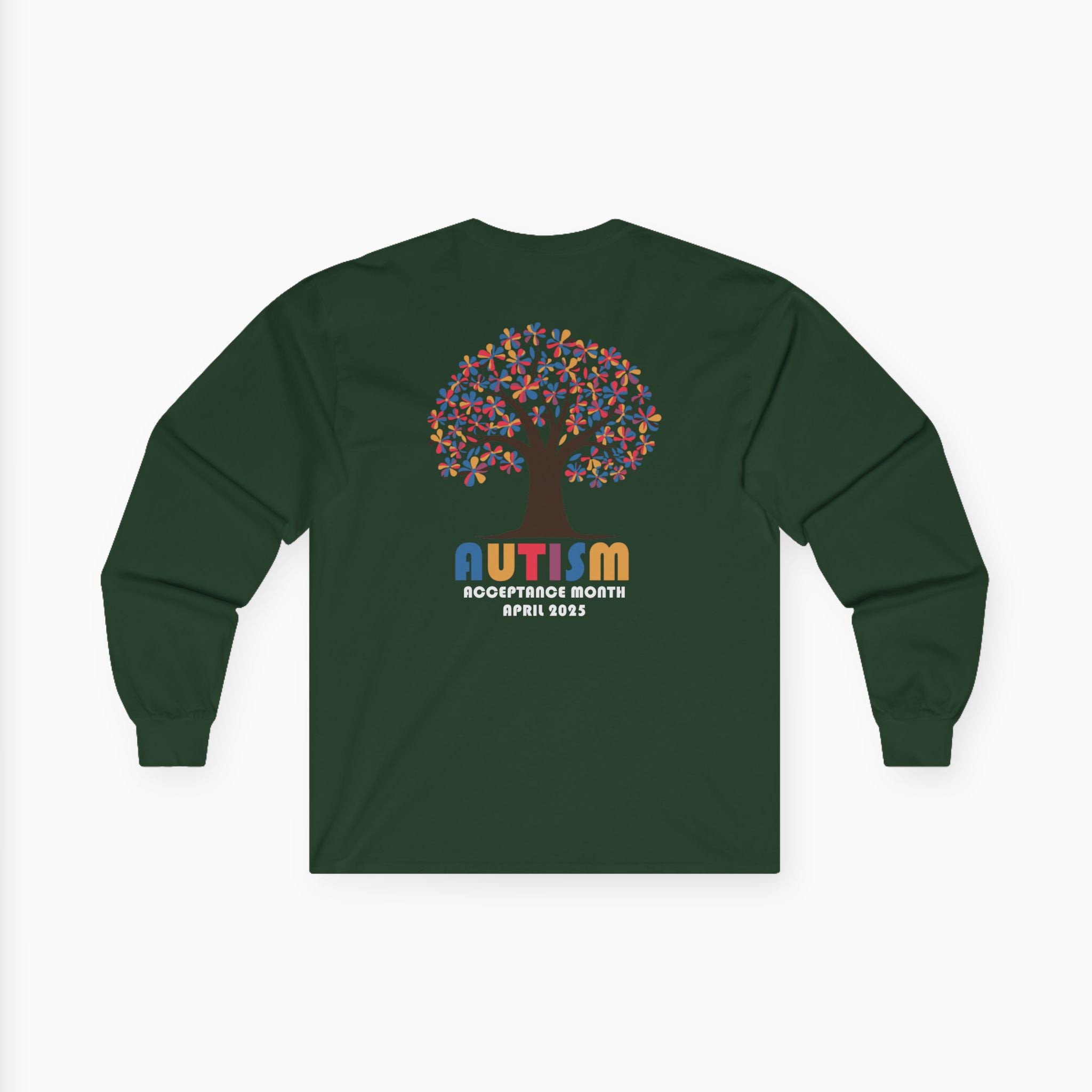 Autism Awareness 2025 - Tree of Acceptance Long Sleeve Tee