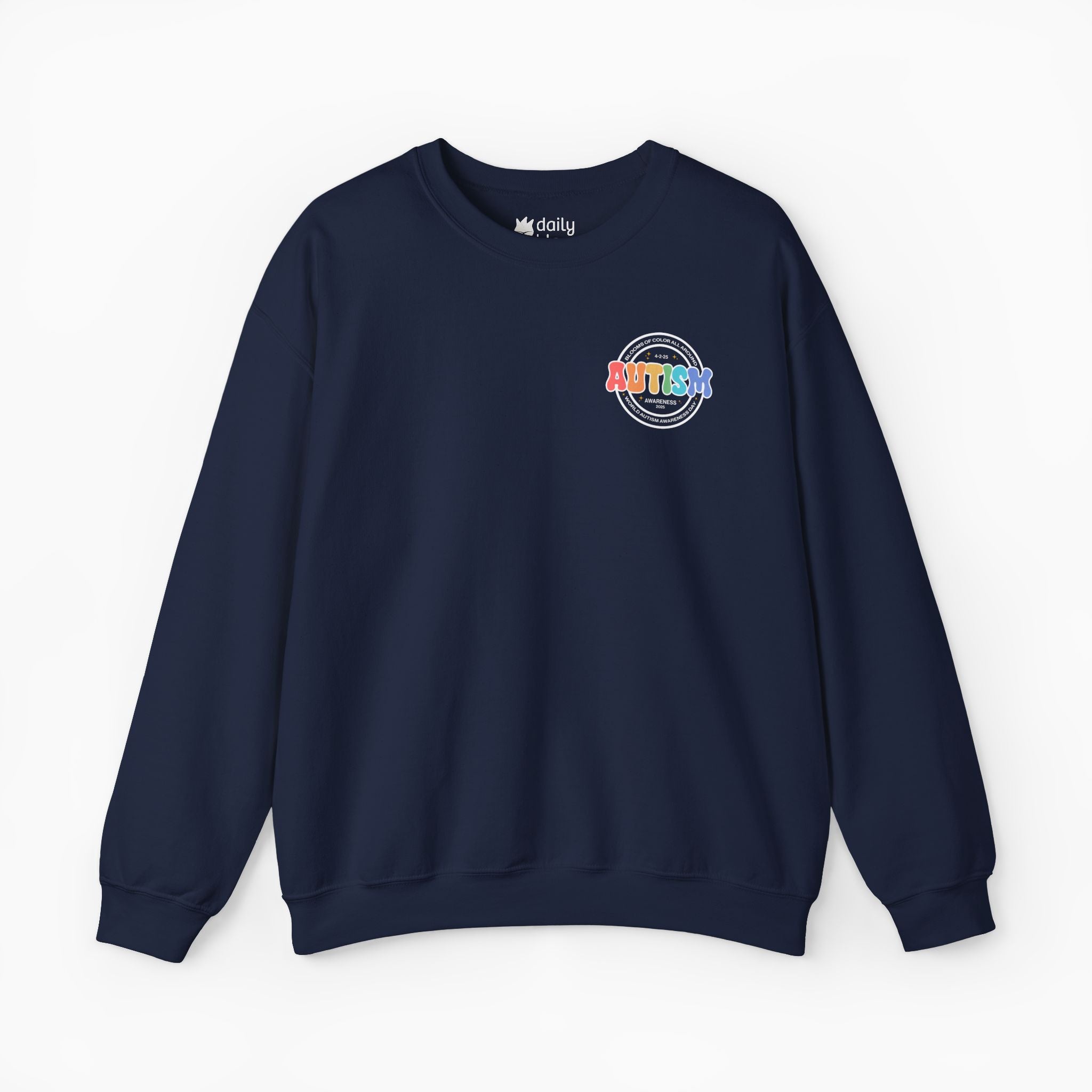 Autism Awareness 2025 - Blooms of Color All Around Sweatshirt