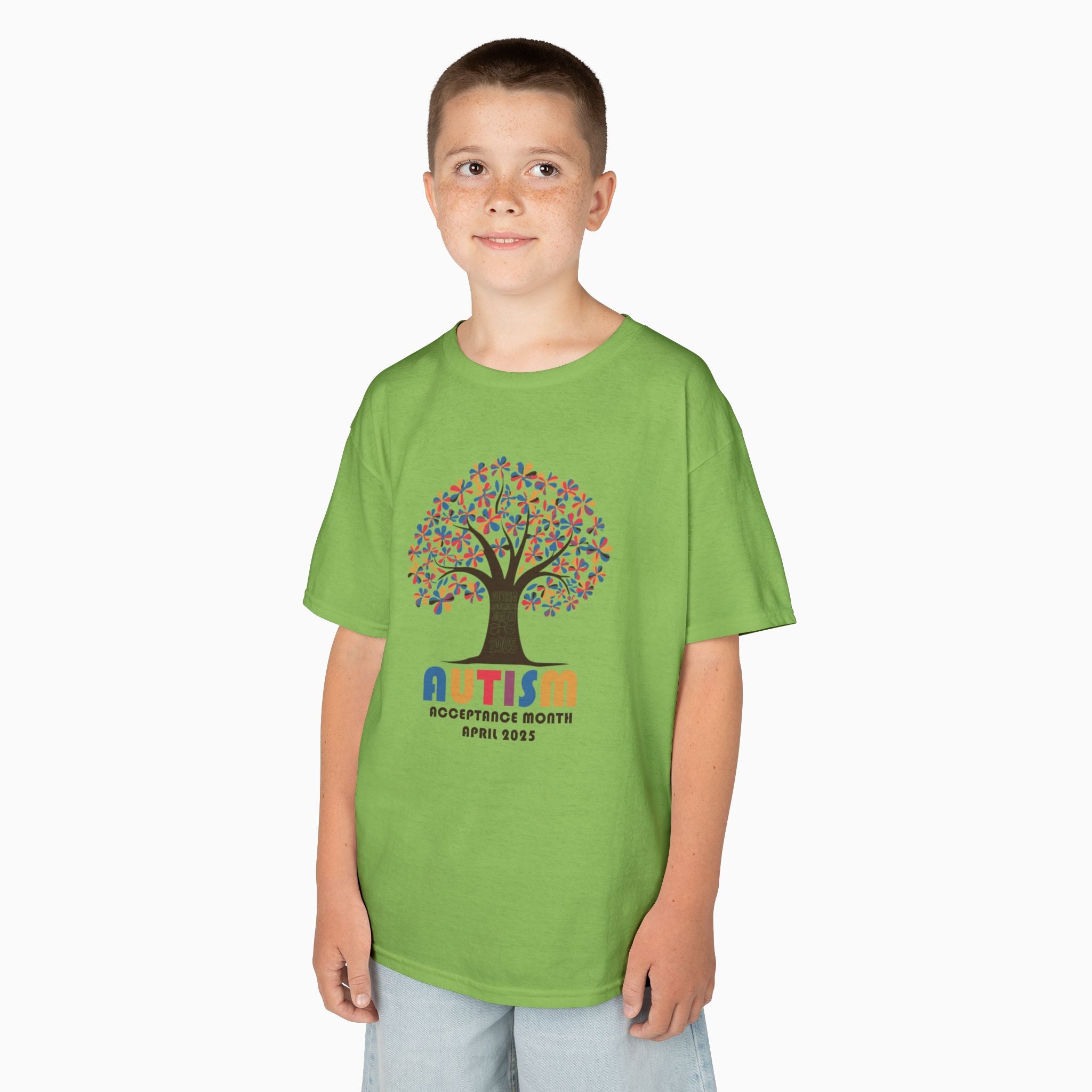 Autism Awareness 2025 - Tree of Acceptance Youth T-Shirt