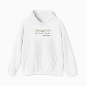 Accept Adapt Advocate Rainbow Love Heart Hoodie