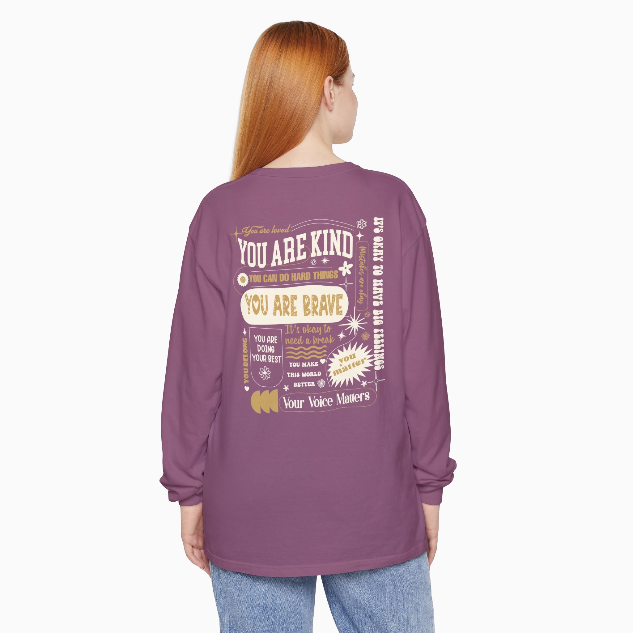 Together We Bloom Comfort Colors Long Sleeve T-Shirt