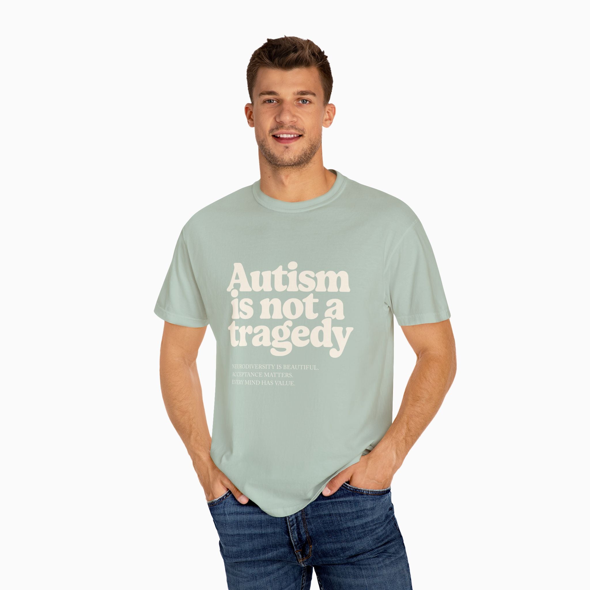 Autism is Not a Tragedy Comfort Colors Tee