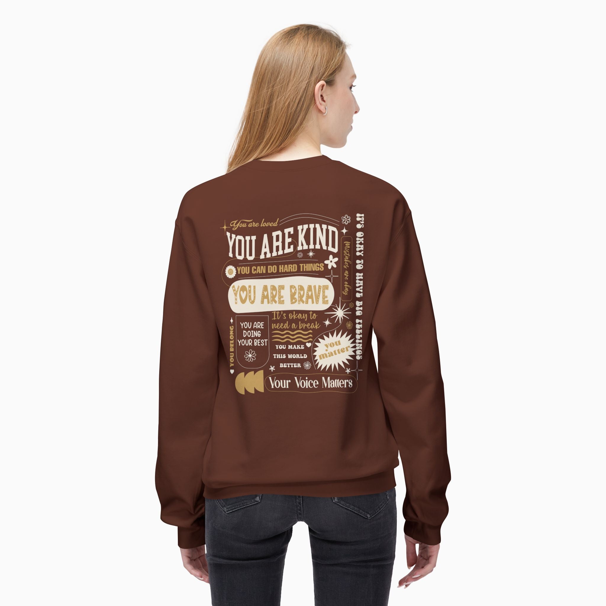 Together We Bloom Tag Free Sweatshirt