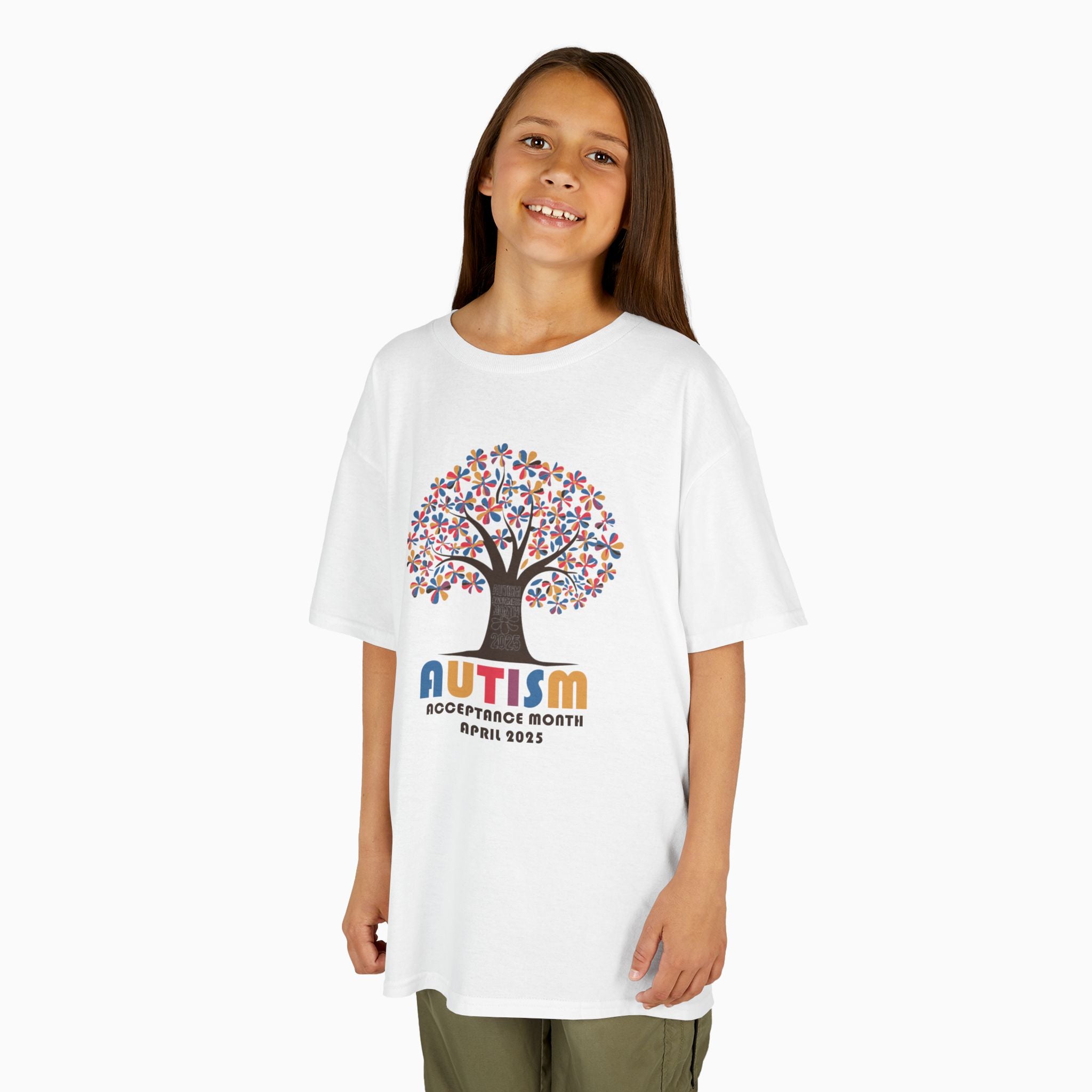 Autism Awareness 2025 - Tree of Acceptance Youth T-Shirt