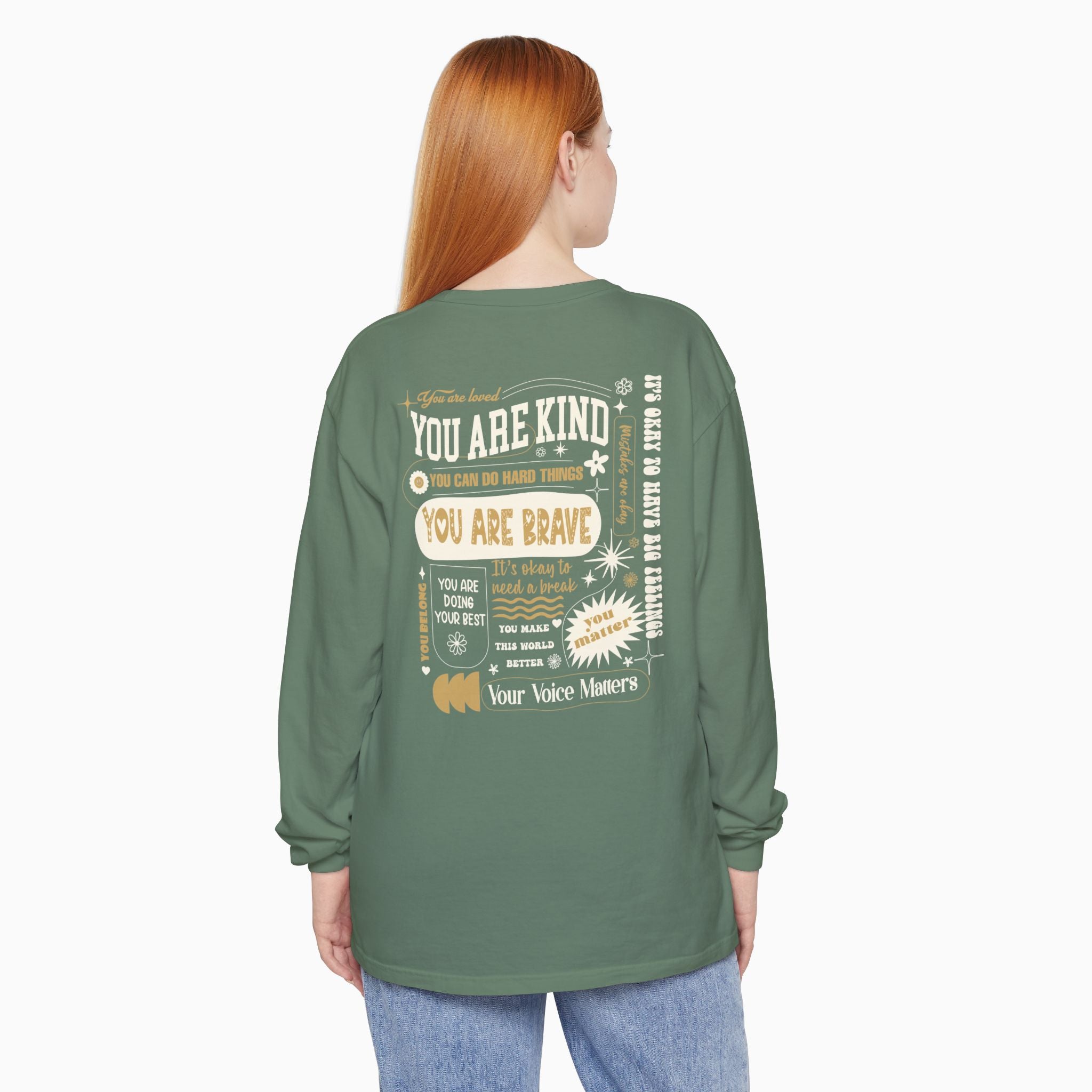 Together We Bloom Comfort Colors Long Sleeve T-Shirt