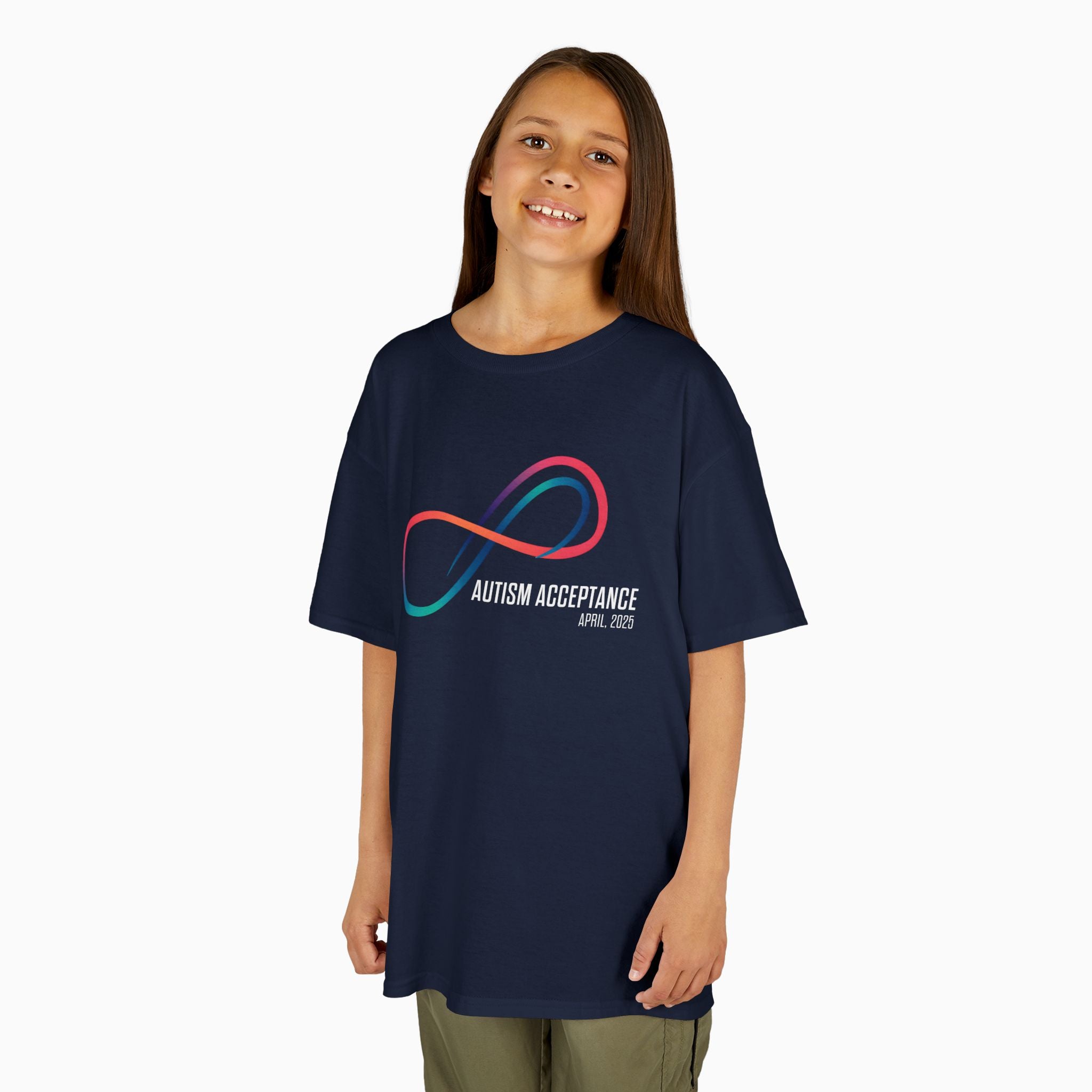 Autism Awareness 2025 - Loop of Acceptance Youth T-Shirt
