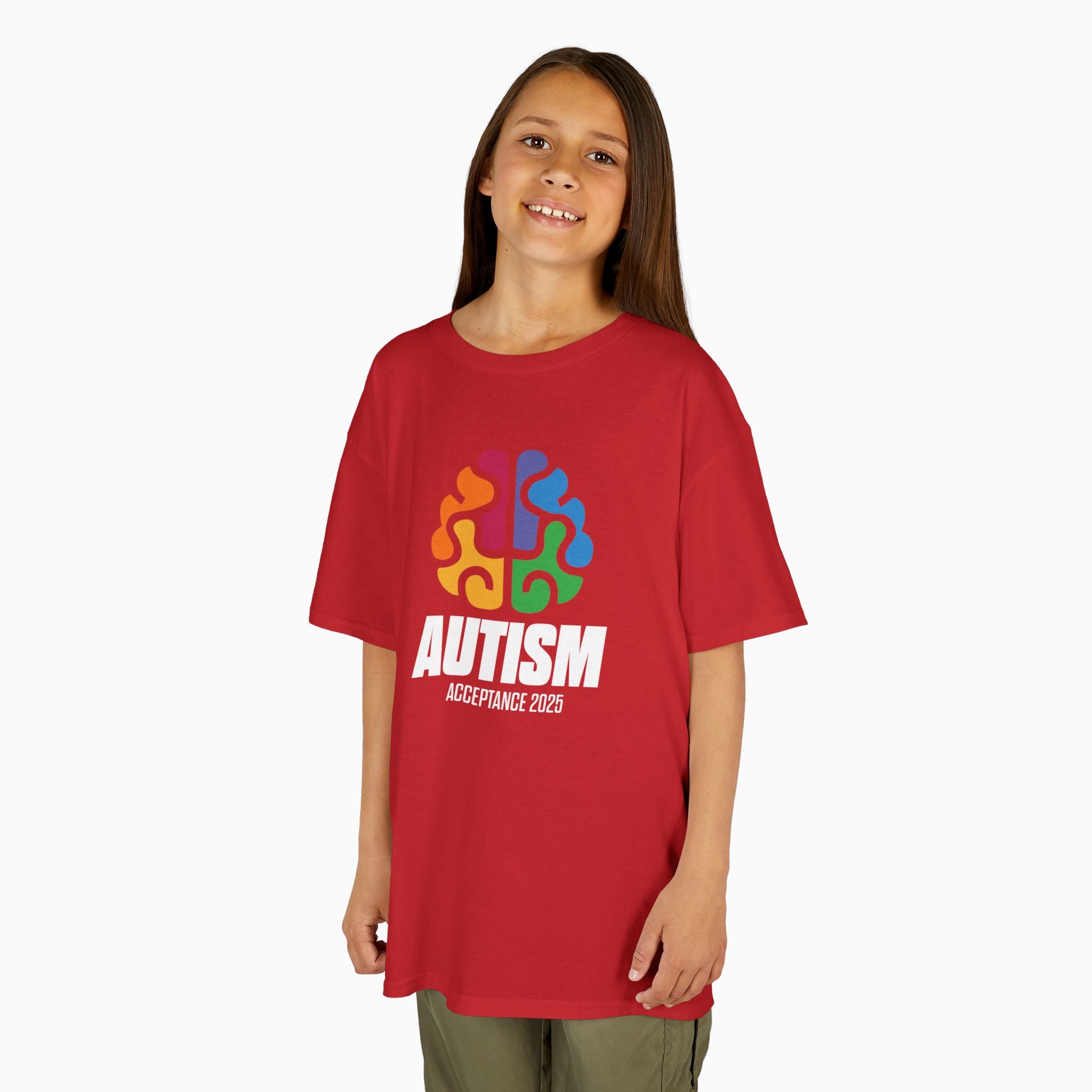 Autism Awareness 2025 - Brainbow Youth T-Shirt
