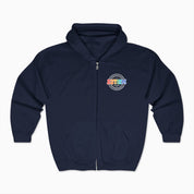 Autism Awareness 2025 - Blooms of Color All Around Zip Up Hoodie
