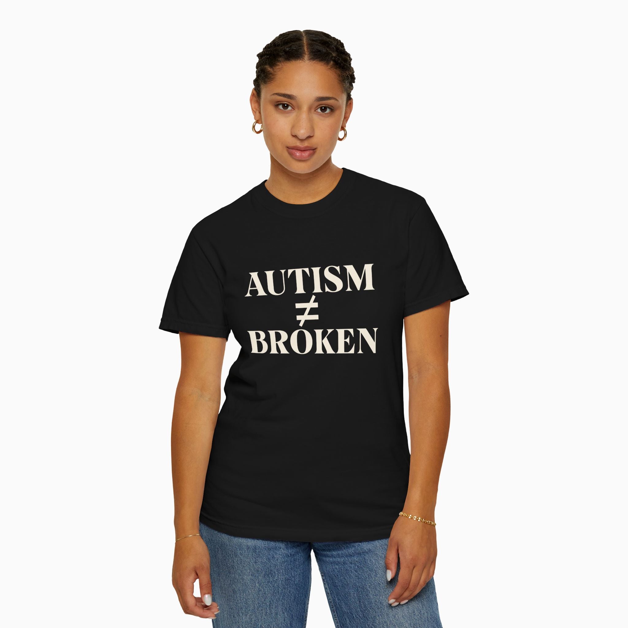 Autism ≠ Broken Comfort Colors Tee