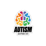 Autism Acceptance 2025 - Brainbow Sticker