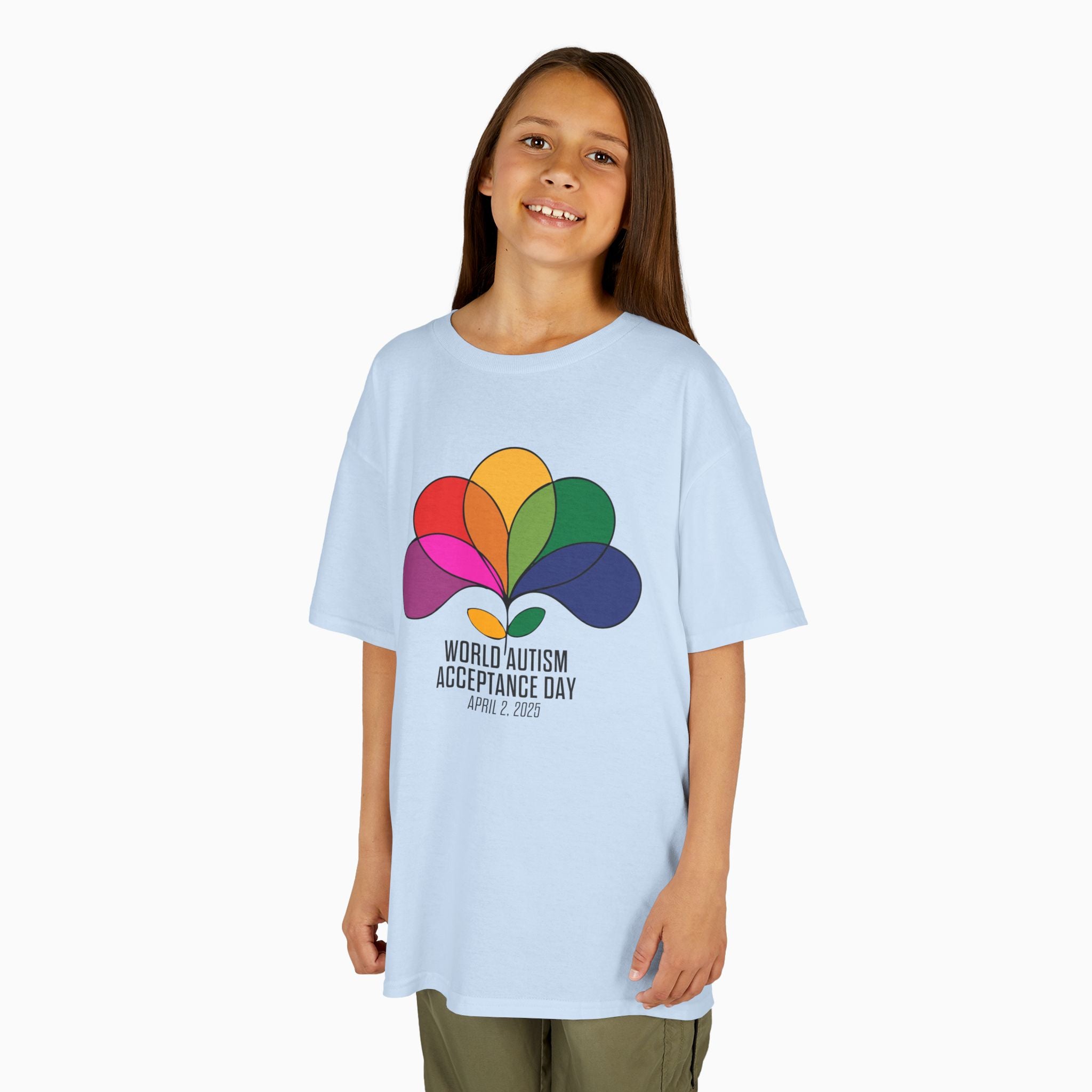 Autism Awareness 2025 - Spectrum in Bloom Youth T-Shirt