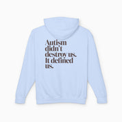 Autism Didn't Destroy Us Comfort Colors Lightweight Hoodie