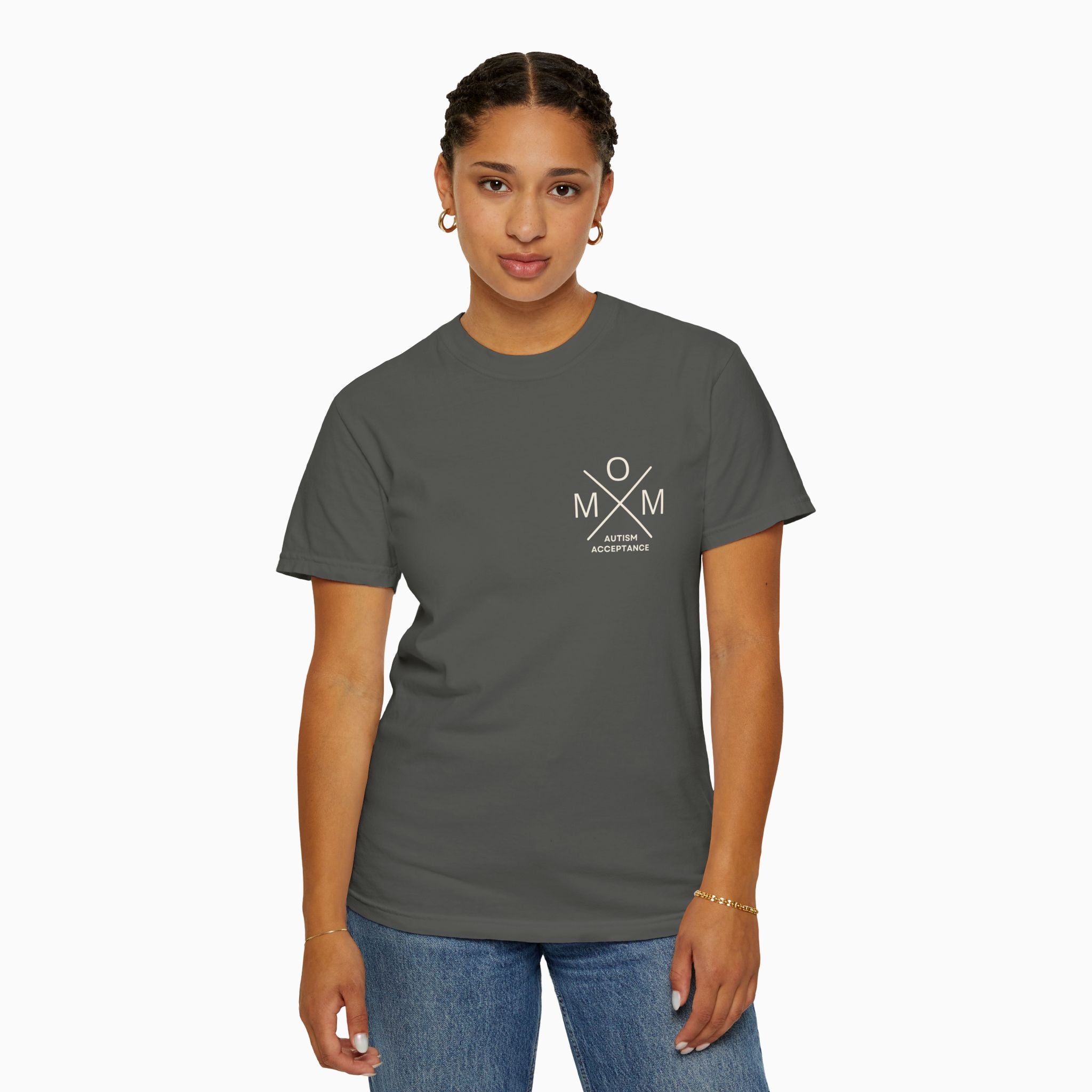 Mom Cross Comfort Colors Tee
