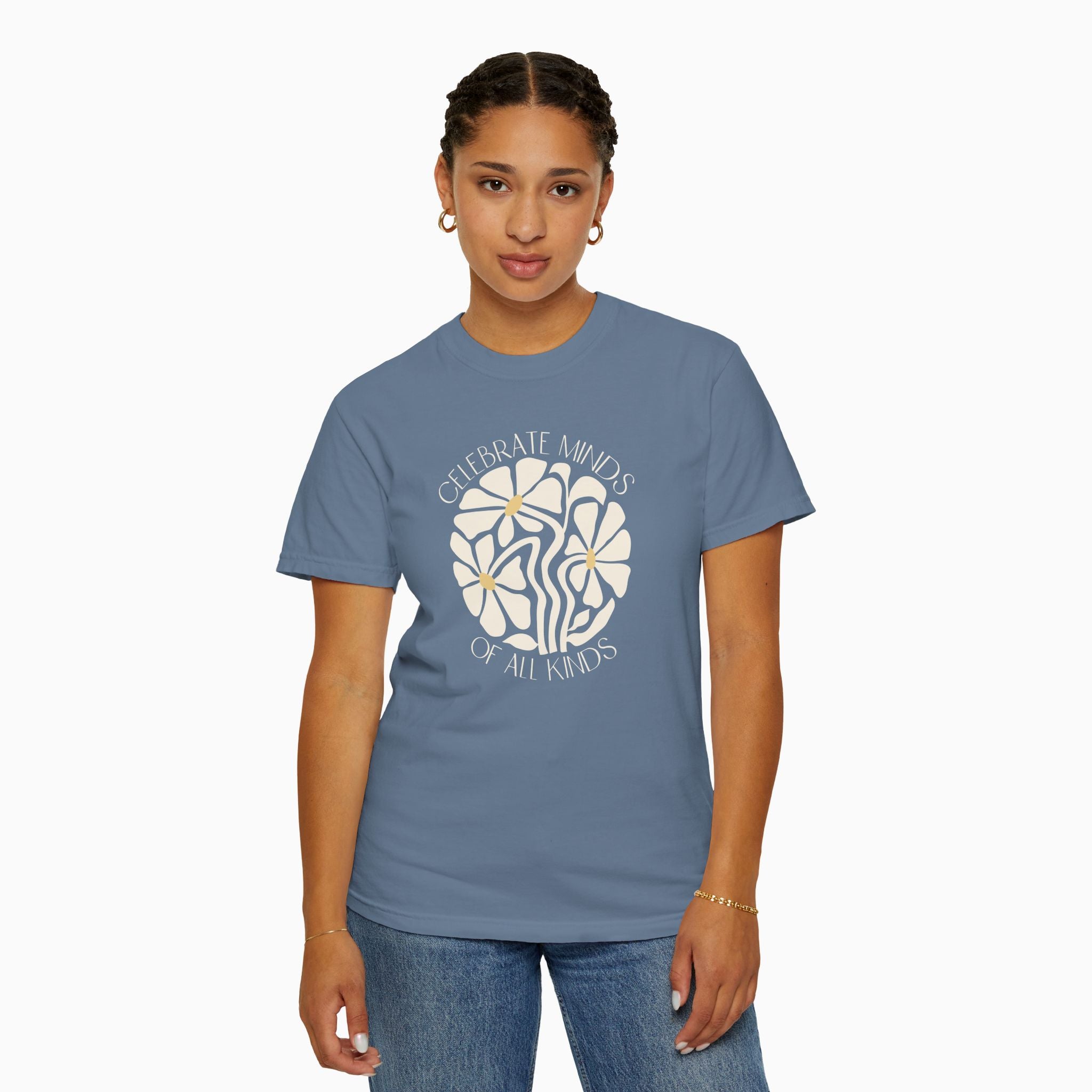 Celebrate Minds of All Kinds Comfort Colors Tee