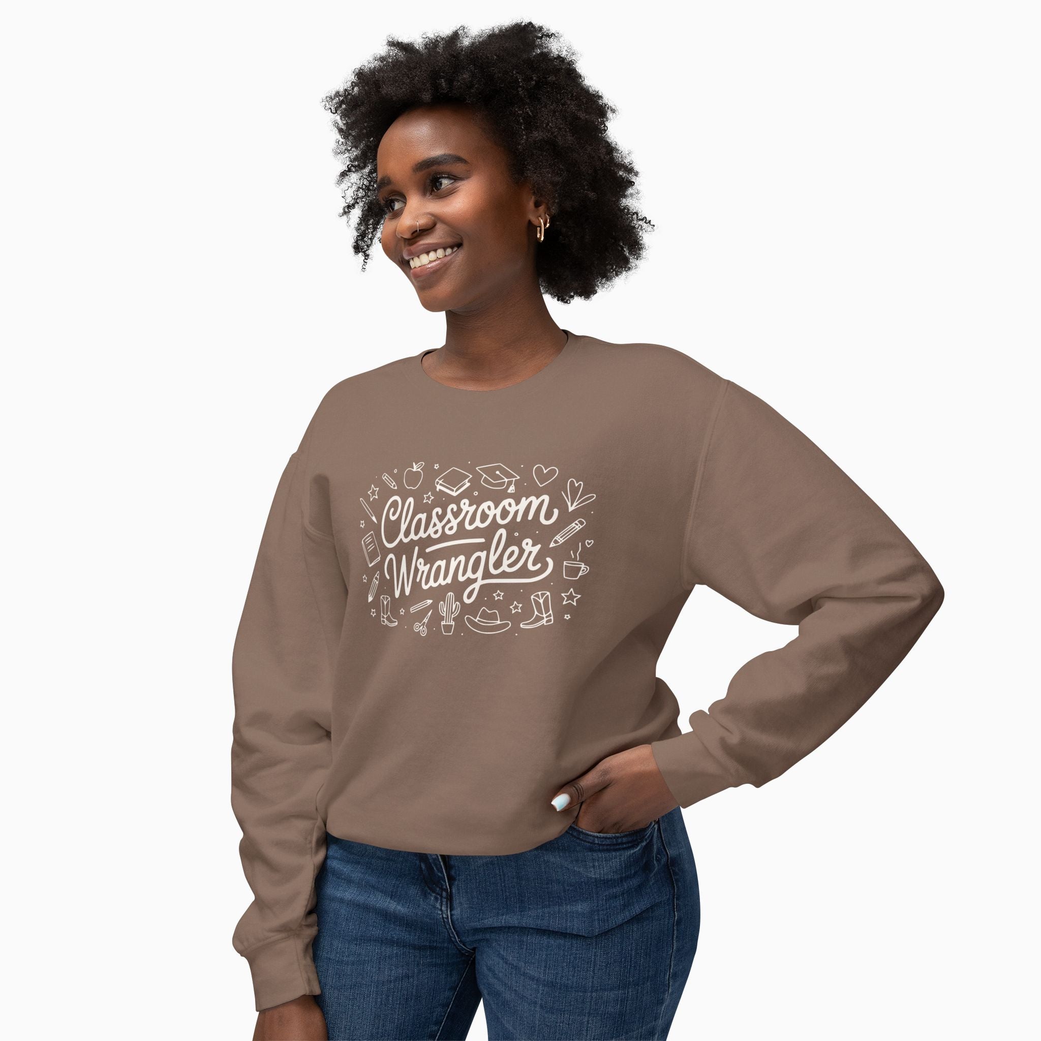 Classroom Wrangler Comfort Colors Lightweight Sweatshirt