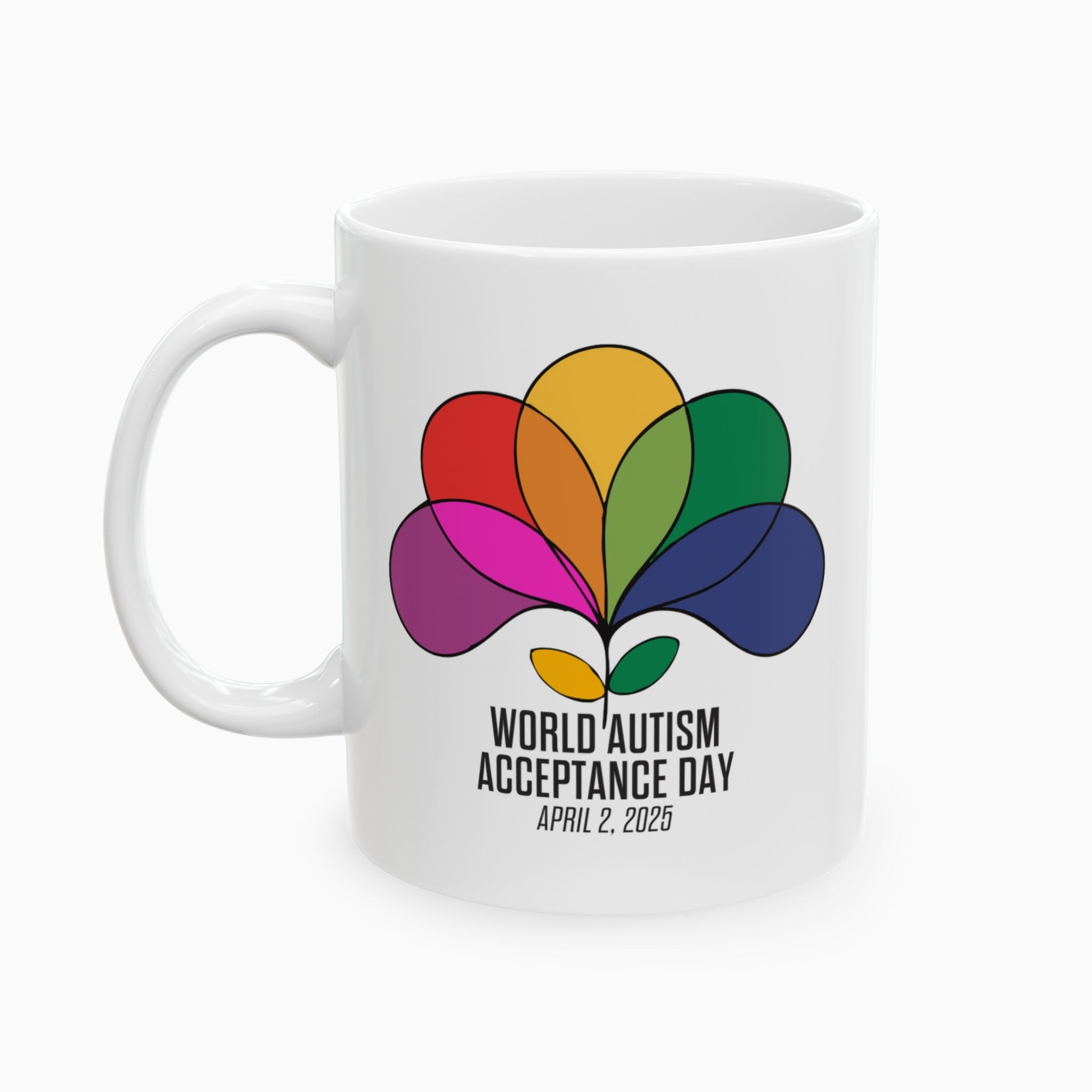 Autism Awareness 2025 - Spectrum in Bloom Ceramic Mug